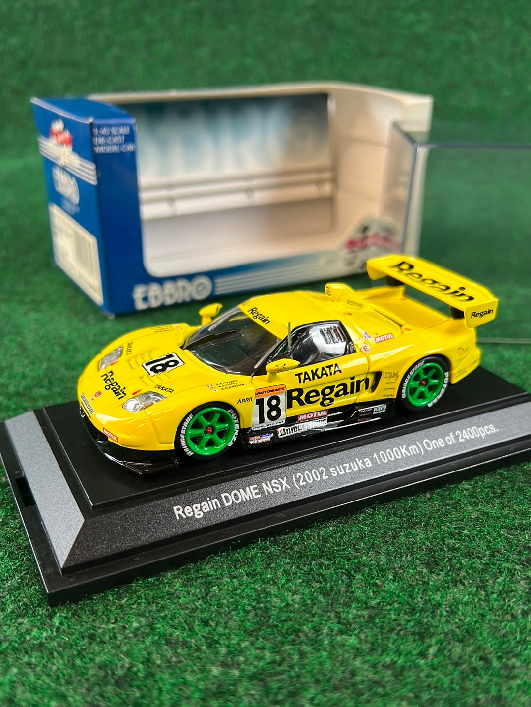 EBBRO Racing Car Collection: JGTC 2002 Regain DOME Honda NSX 1/43 Scale  Diecast