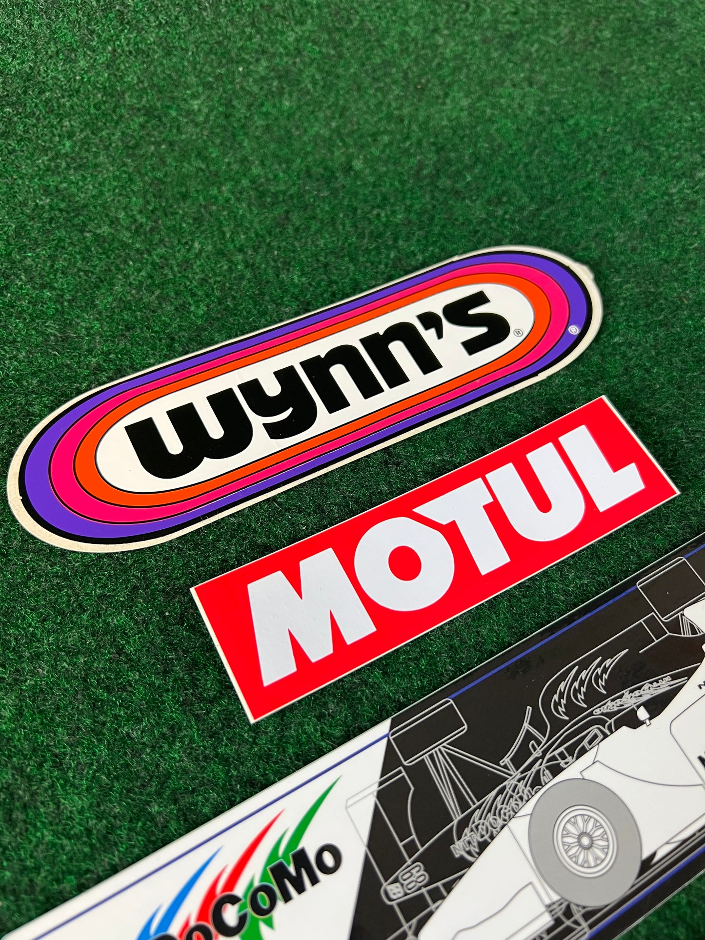 Motul, Wynn's, DoCoMo Formula Nippon and Honda Racing Team Sticker Set