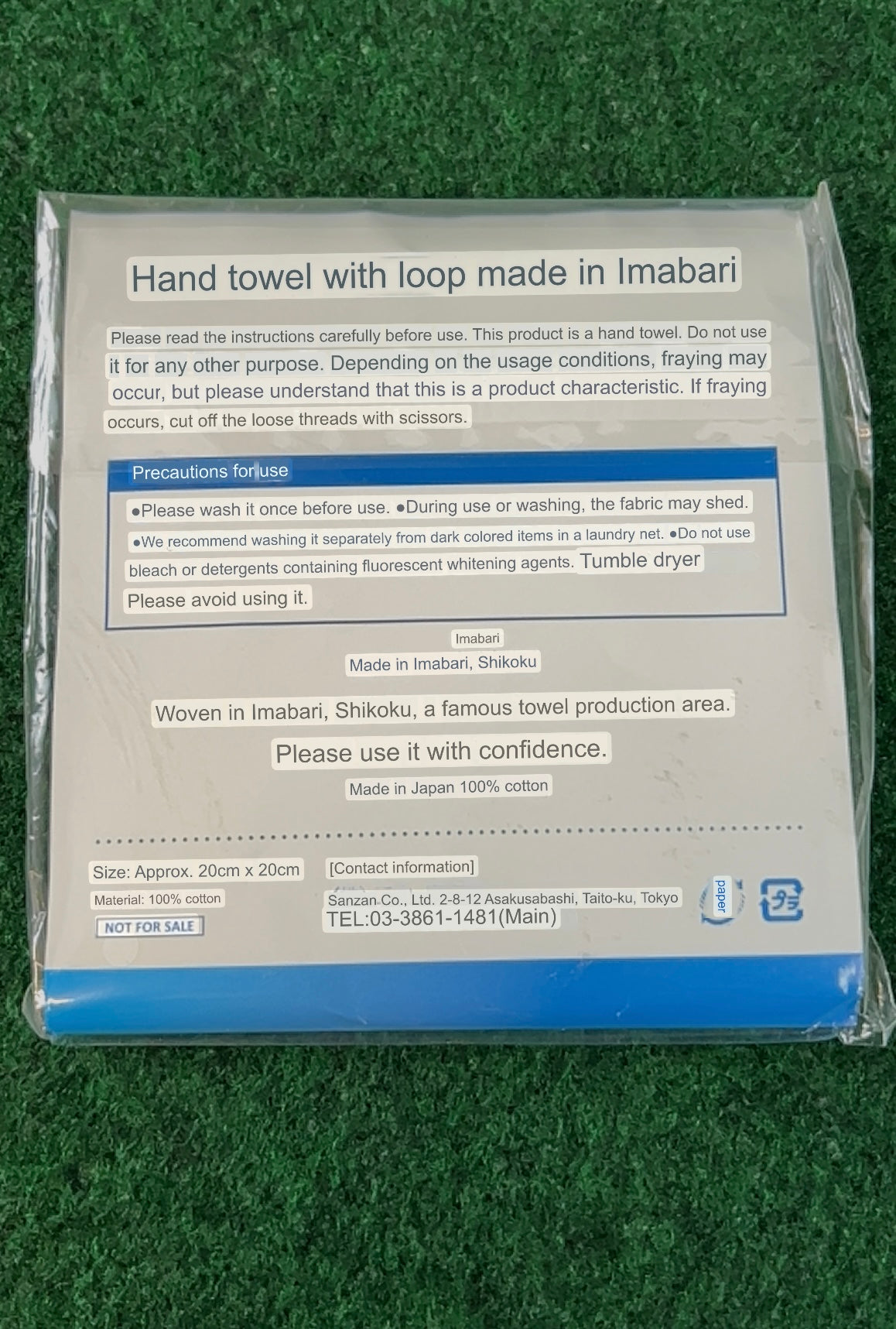 Pocari Sweat - Mini Hand Towel with Loop