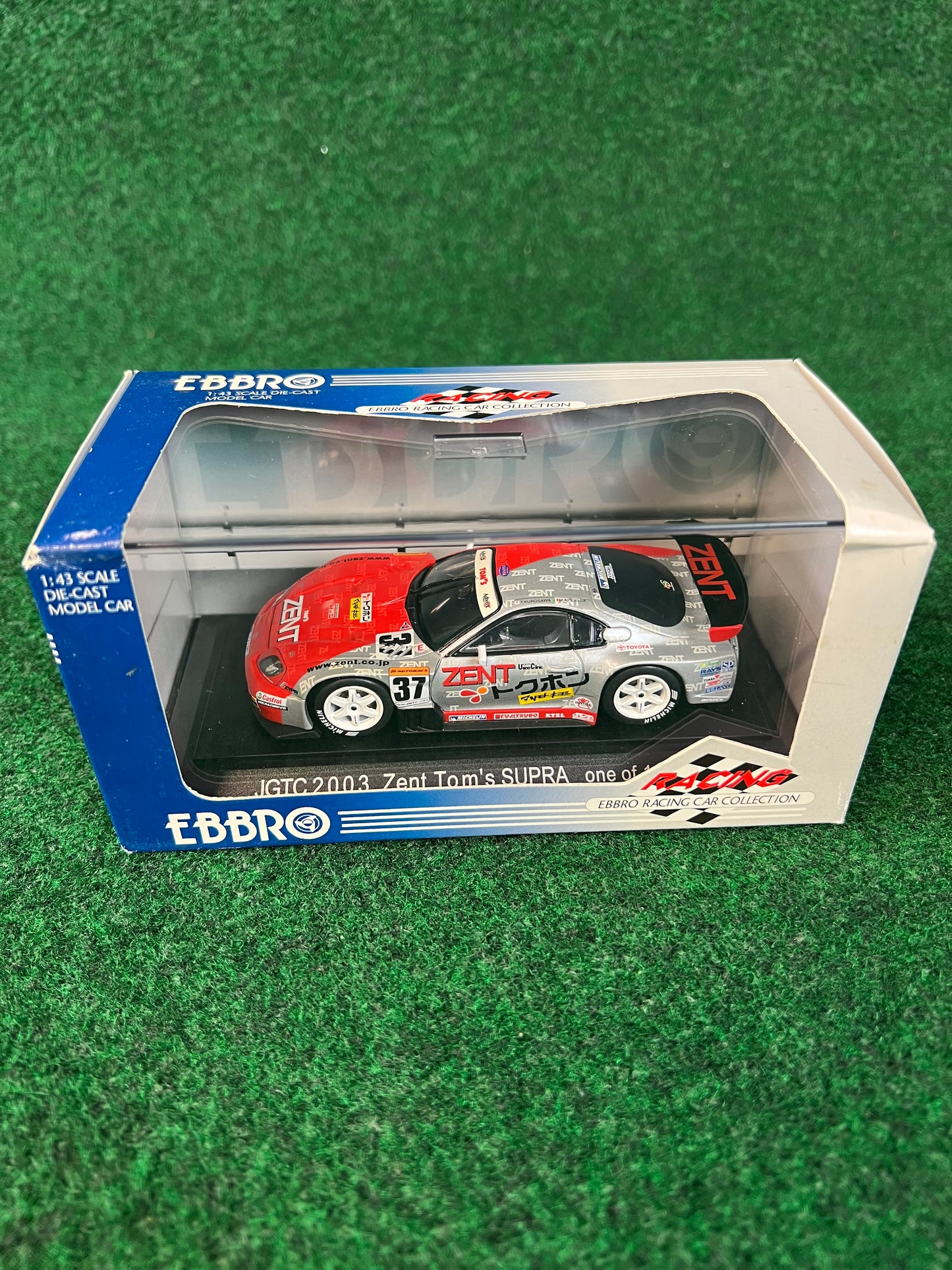 EBBRO - 2003 Zent Tom's Toyota Supra 1/43 Scale Diecast