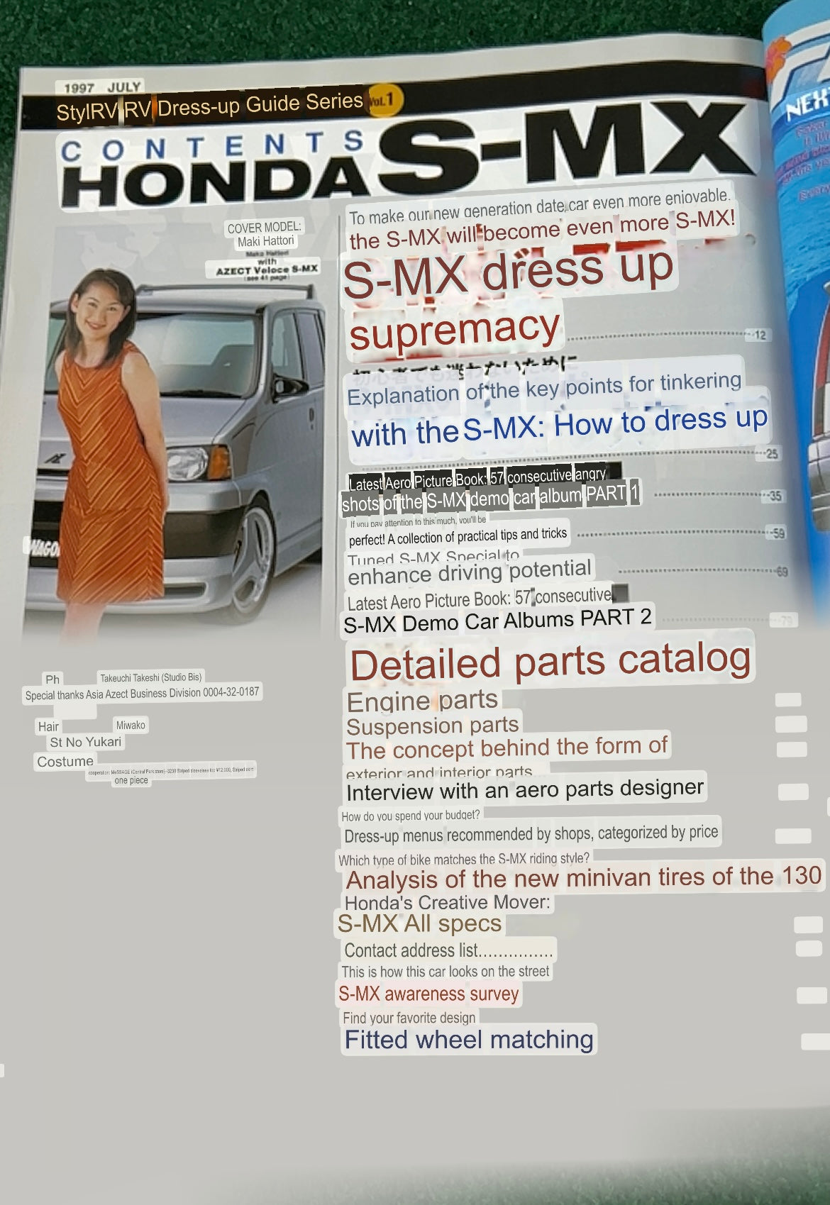 Honda S-MX on Covers Magazine Set