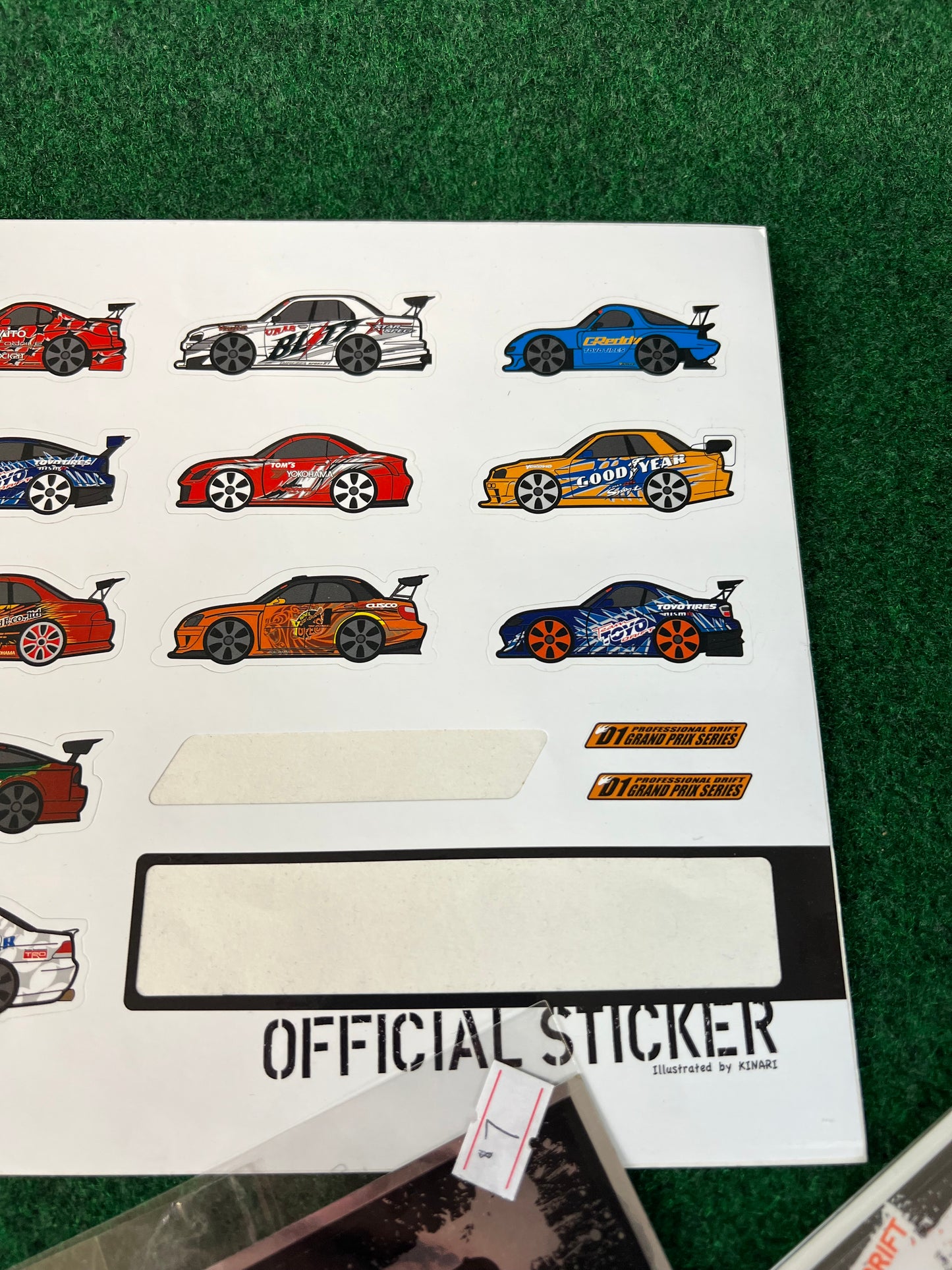 D1GP Drift Events Sticker Set