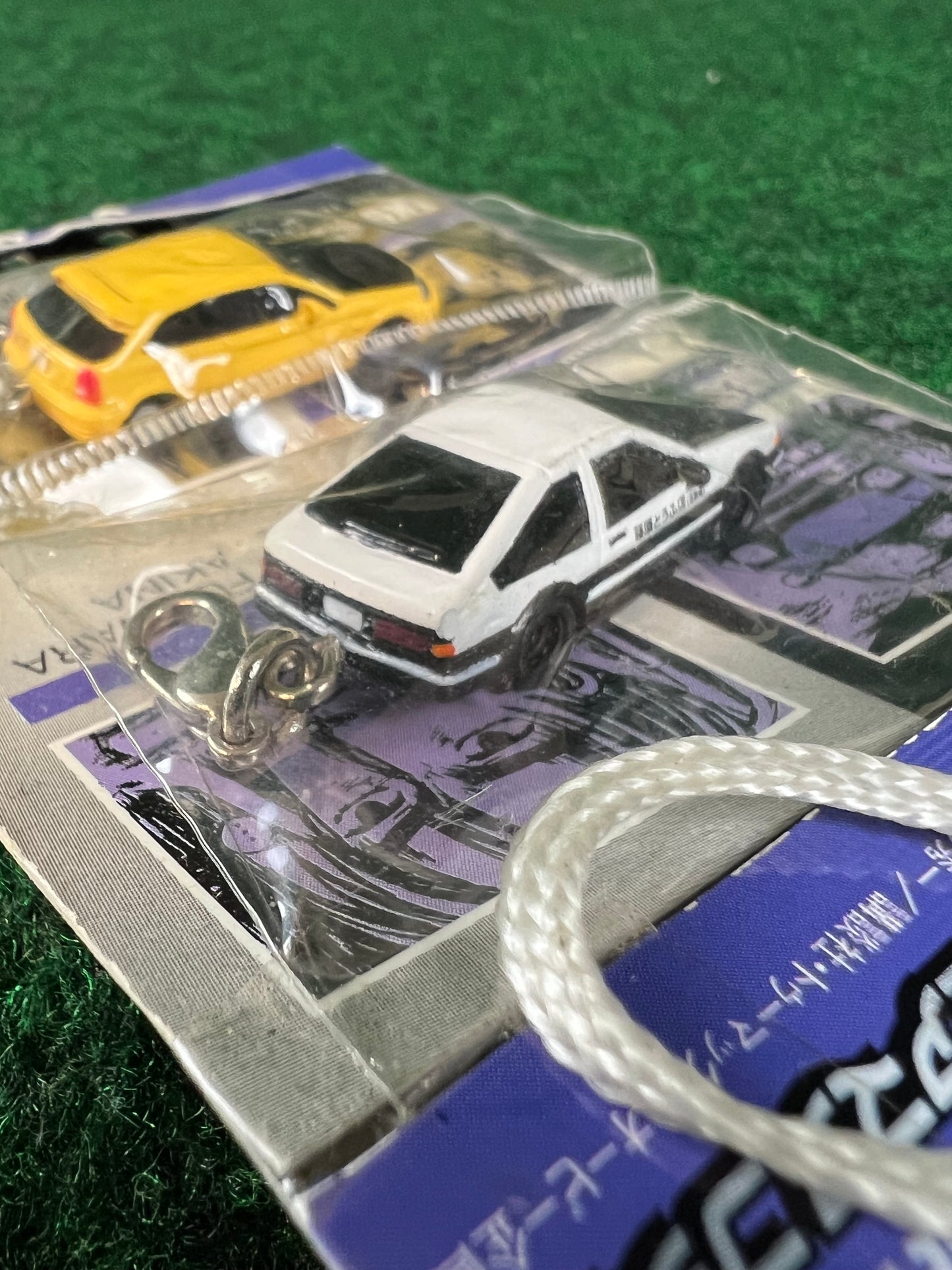 Initial D - Toyota Corolla AE86 & Honda Civic EK9 Mini Car Keychain Set