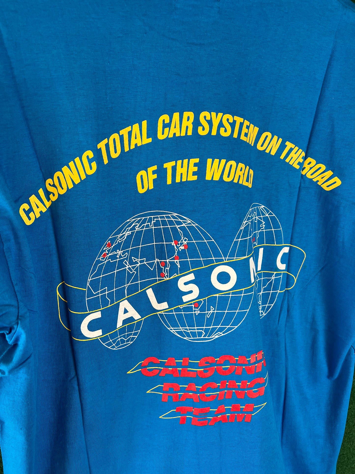 Calsonic Racing Team - Late 1980’s Vintage Blue T-Shirt