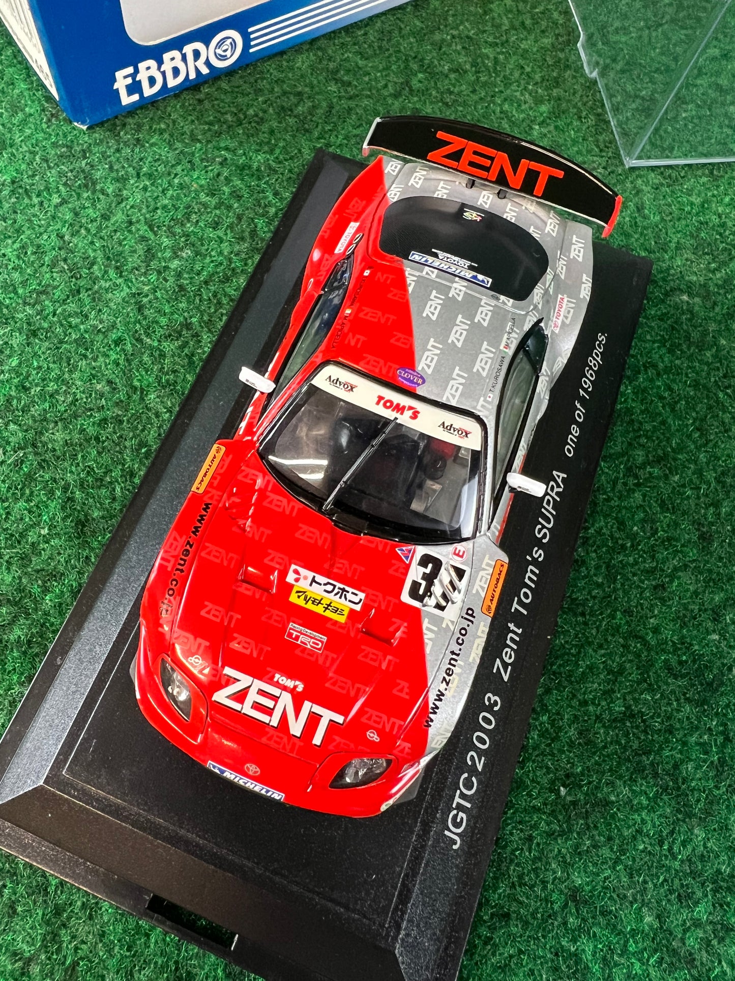 EBBRO - 2003 Zent Tom's Toyota Supra 1/43 Scale Diecast