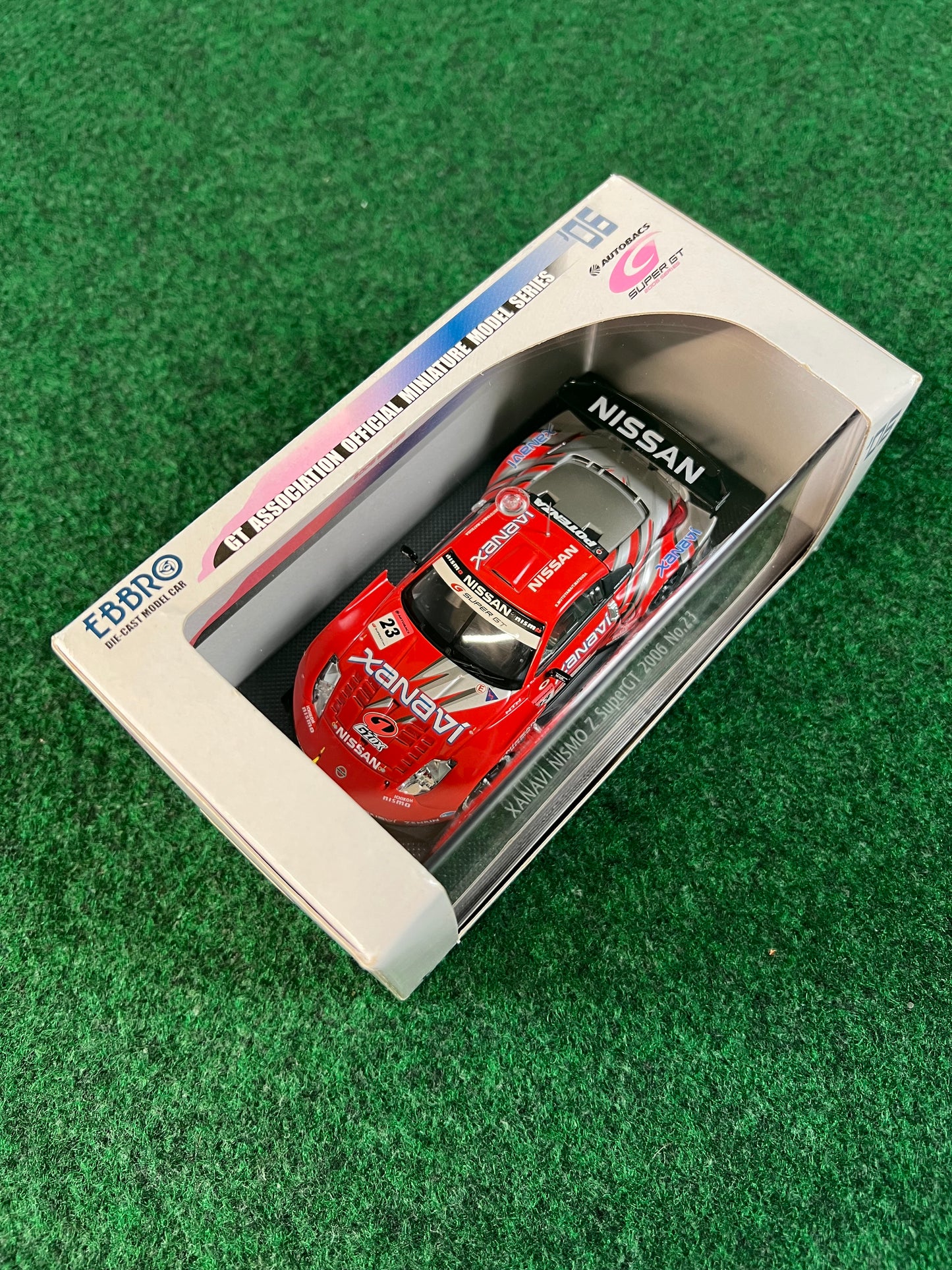 EBBRO Official SuperGT 2006 XANAVI Nismo Nissan Fairlady Z No. 23 Diecast