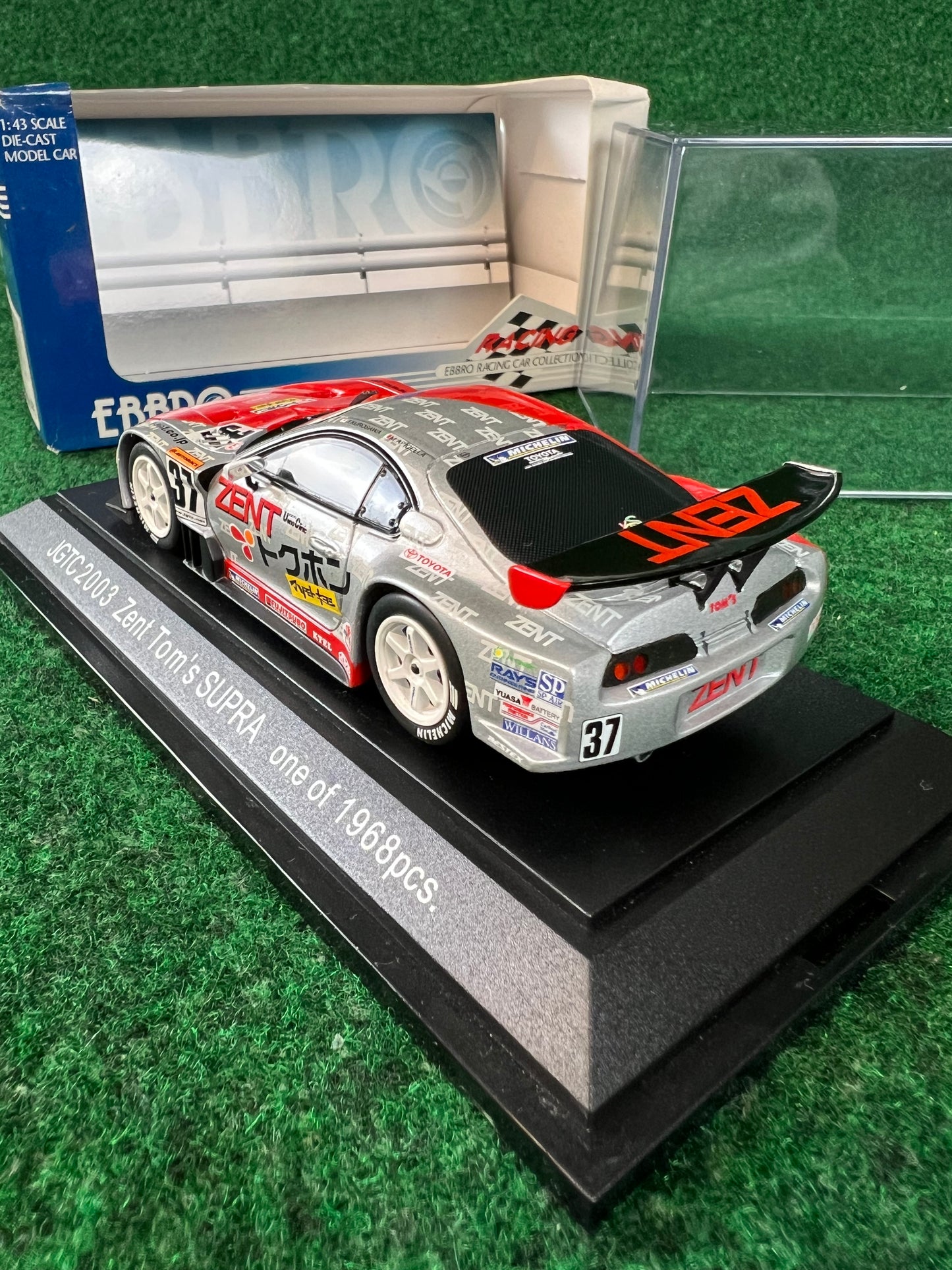 EBBRO - 2003 Zent Tom's Toyota Supra 1/43 Scale Diecast