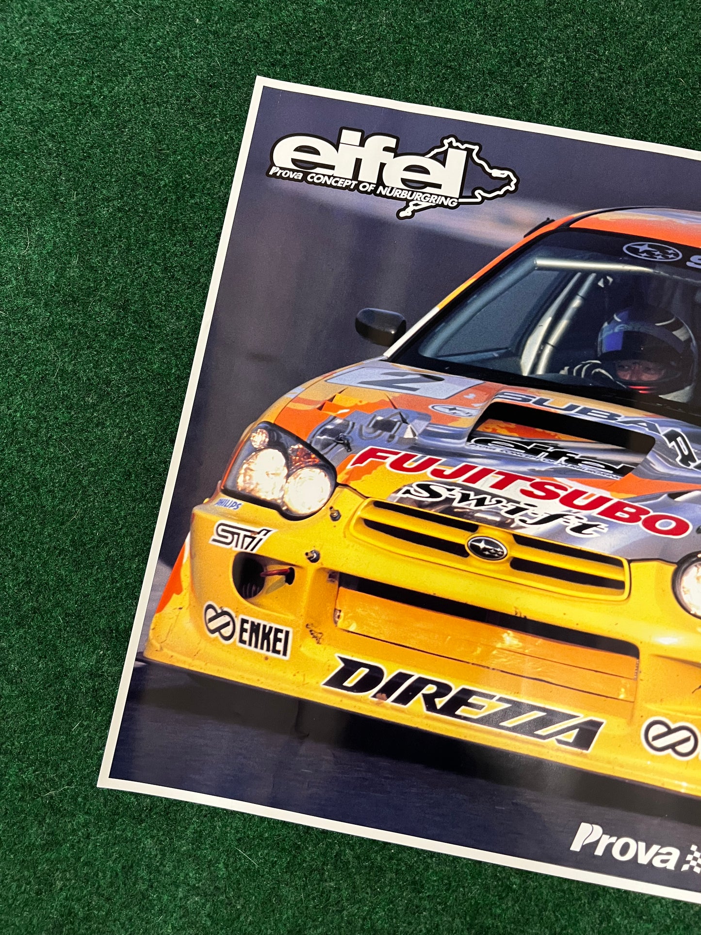 Super Taikyu Fujitsubo 2004 Subaru Impreza WRX STI Race Poster