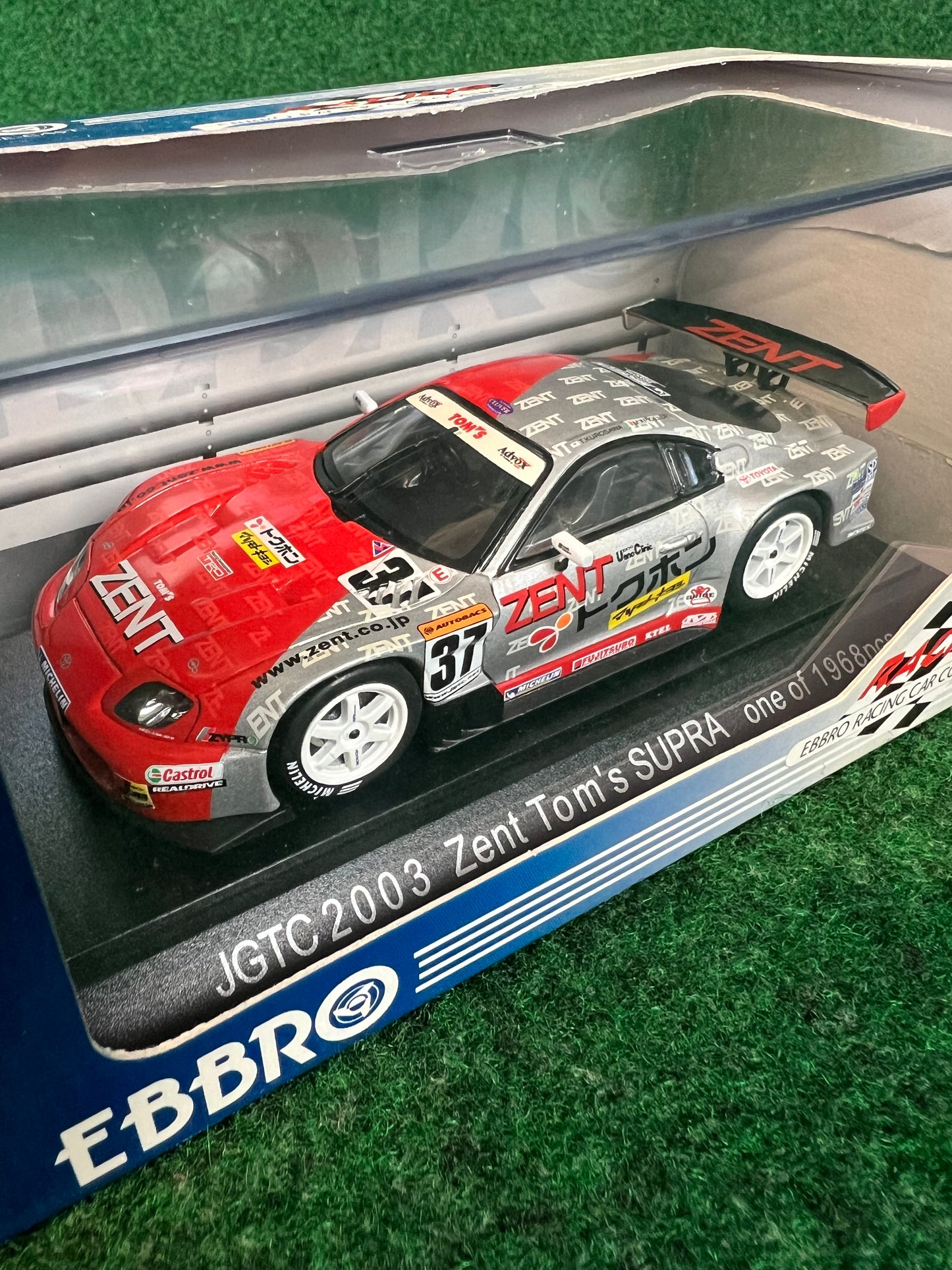 EBBRO - 2003 Zent Tom's Toyota Supra 1/43 Scale Diecast