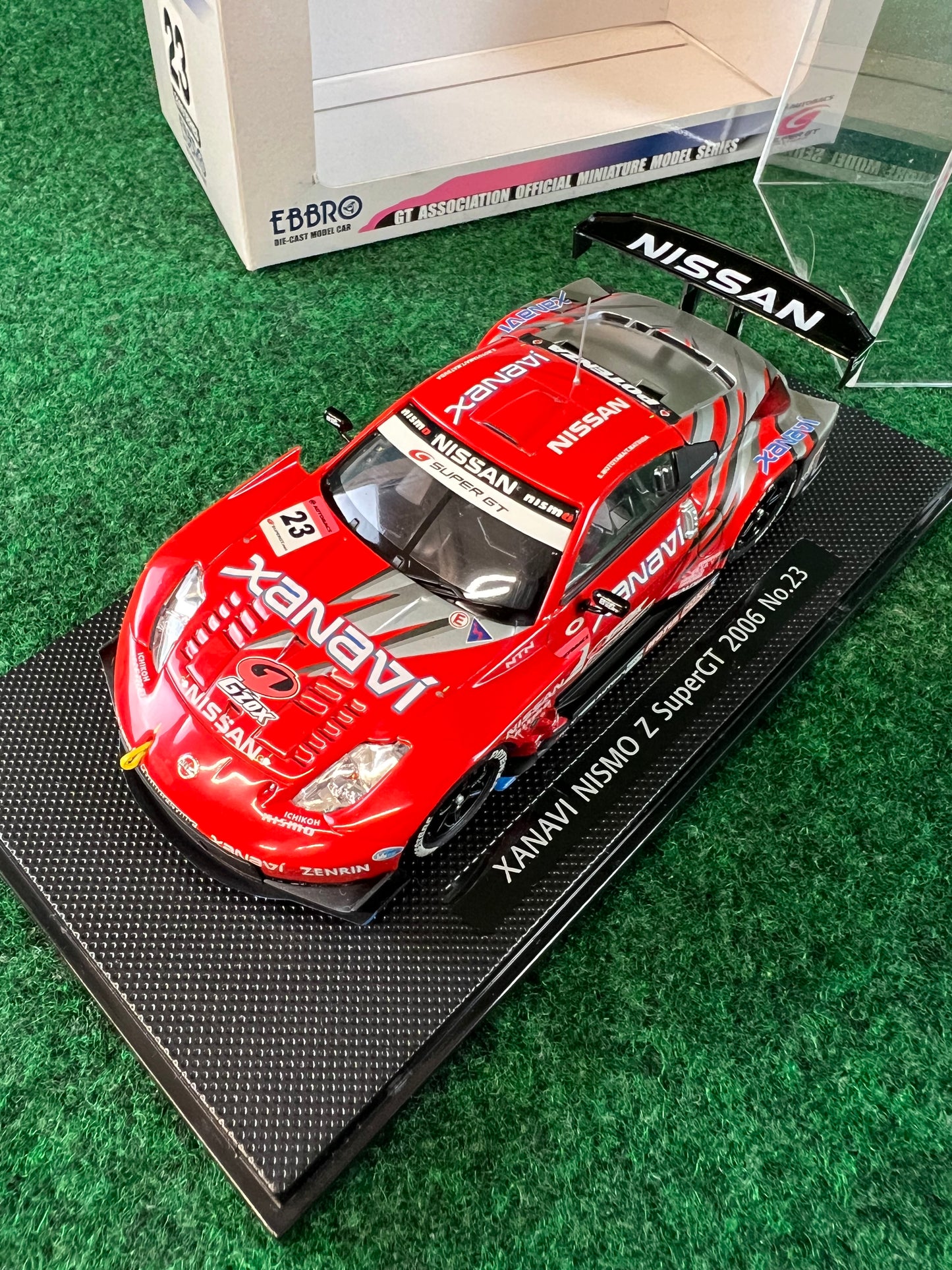 EBBRO Official SuperGT 2006 XANAVI Nismo Nissan Fairlady Z No. 23 Diecast