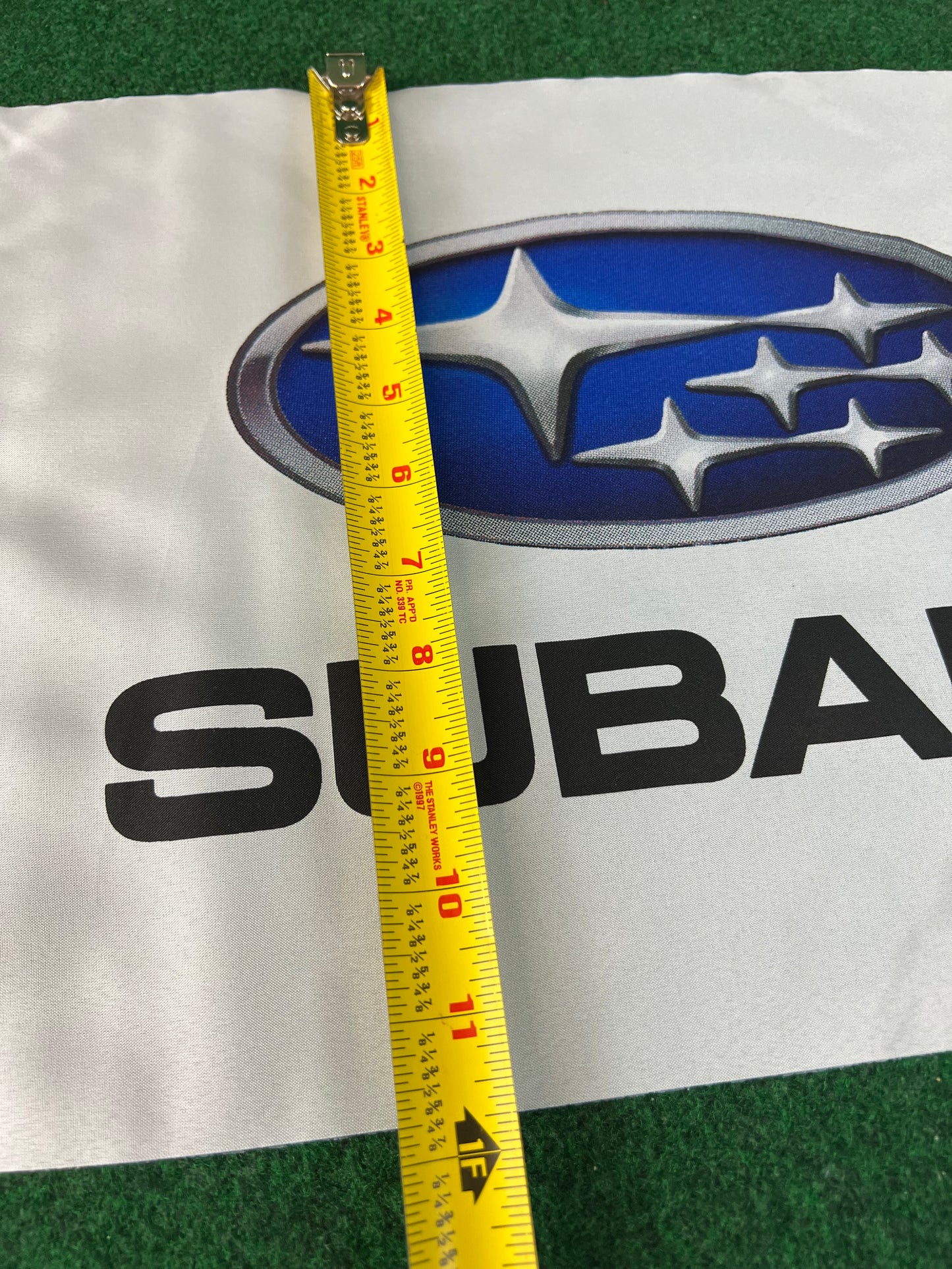 Subaru - Logo and Font Race Day Flag w/o Pole