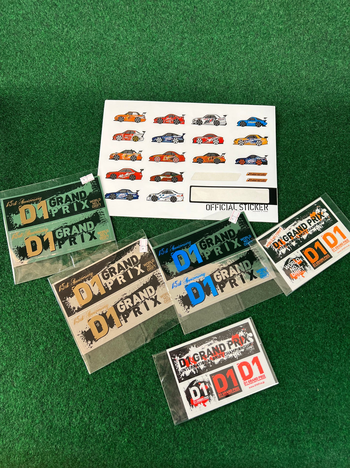 D1GP Drift Events Sticker Set