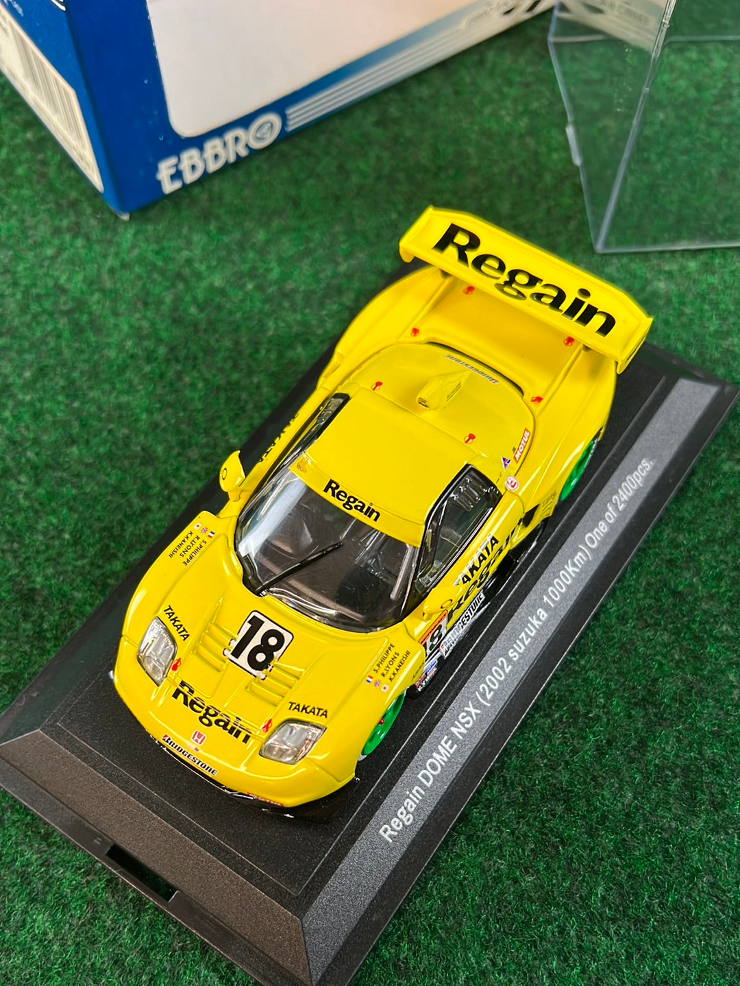 EBBRO Racing Car Collection: JGTC 2002 Regain DOME Honda NSX 1/43 Scale  Diecast