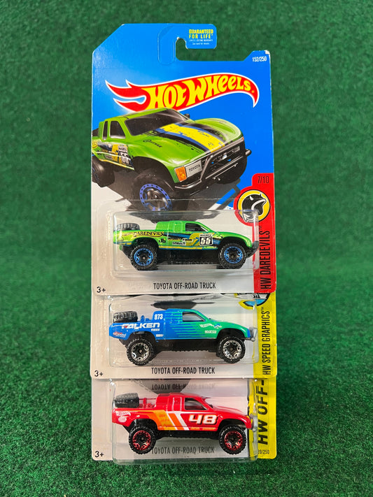 Hot Wheels - Toyota Off-Road Truck Set of 3