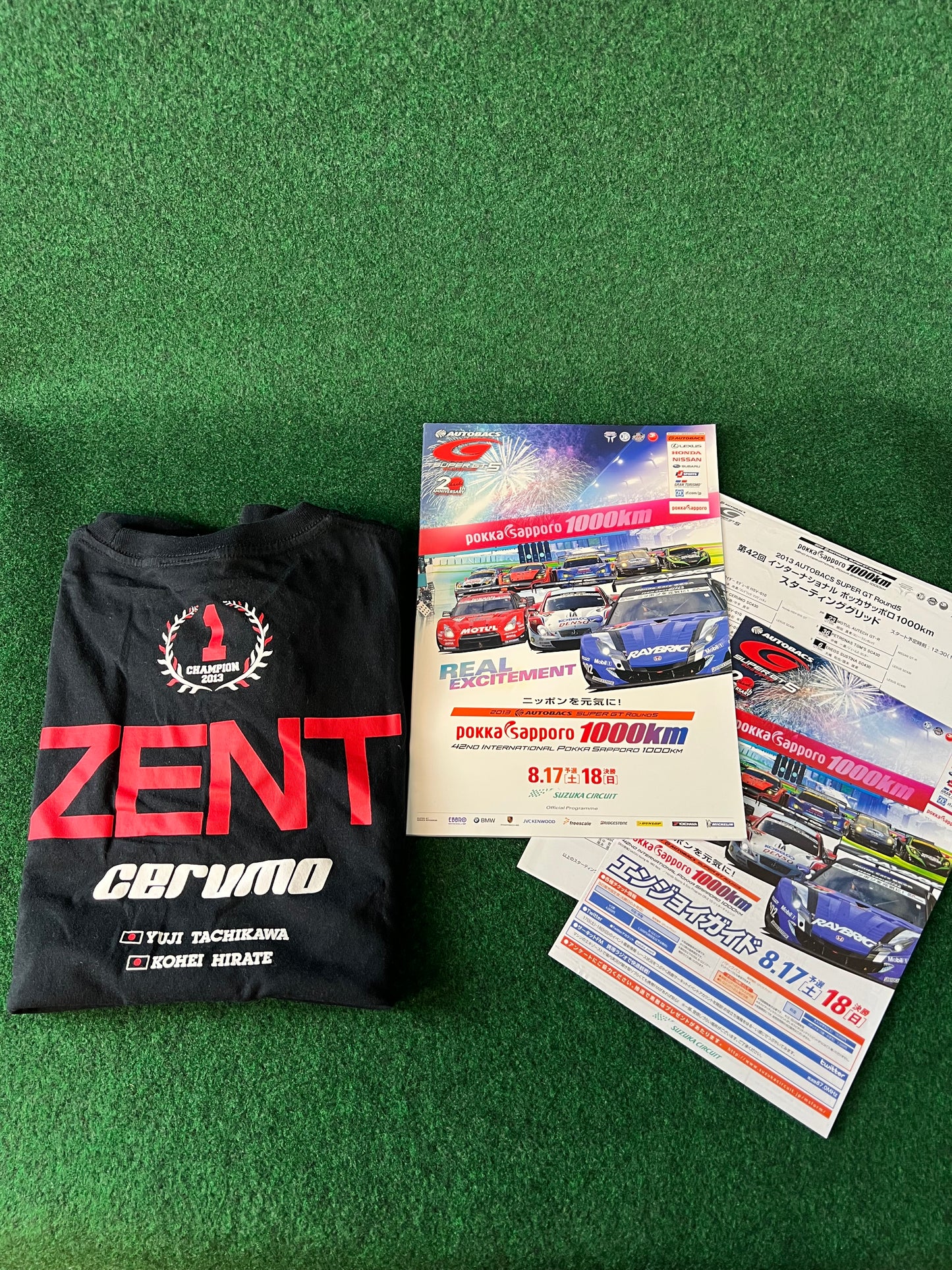 SuperGT 2013 ZENT Cerumo Lexus SC430 Championship T-Shirt