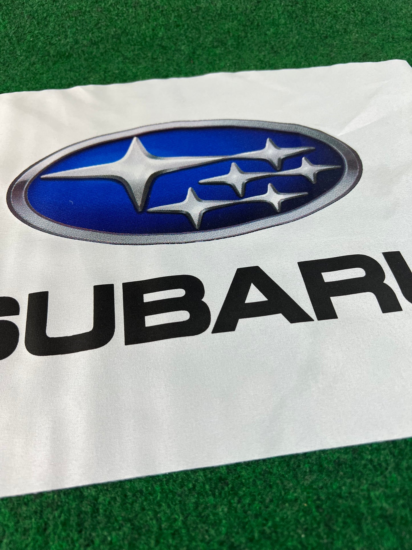 Subaru - Logo and Font Race Day Flag w/o Pole