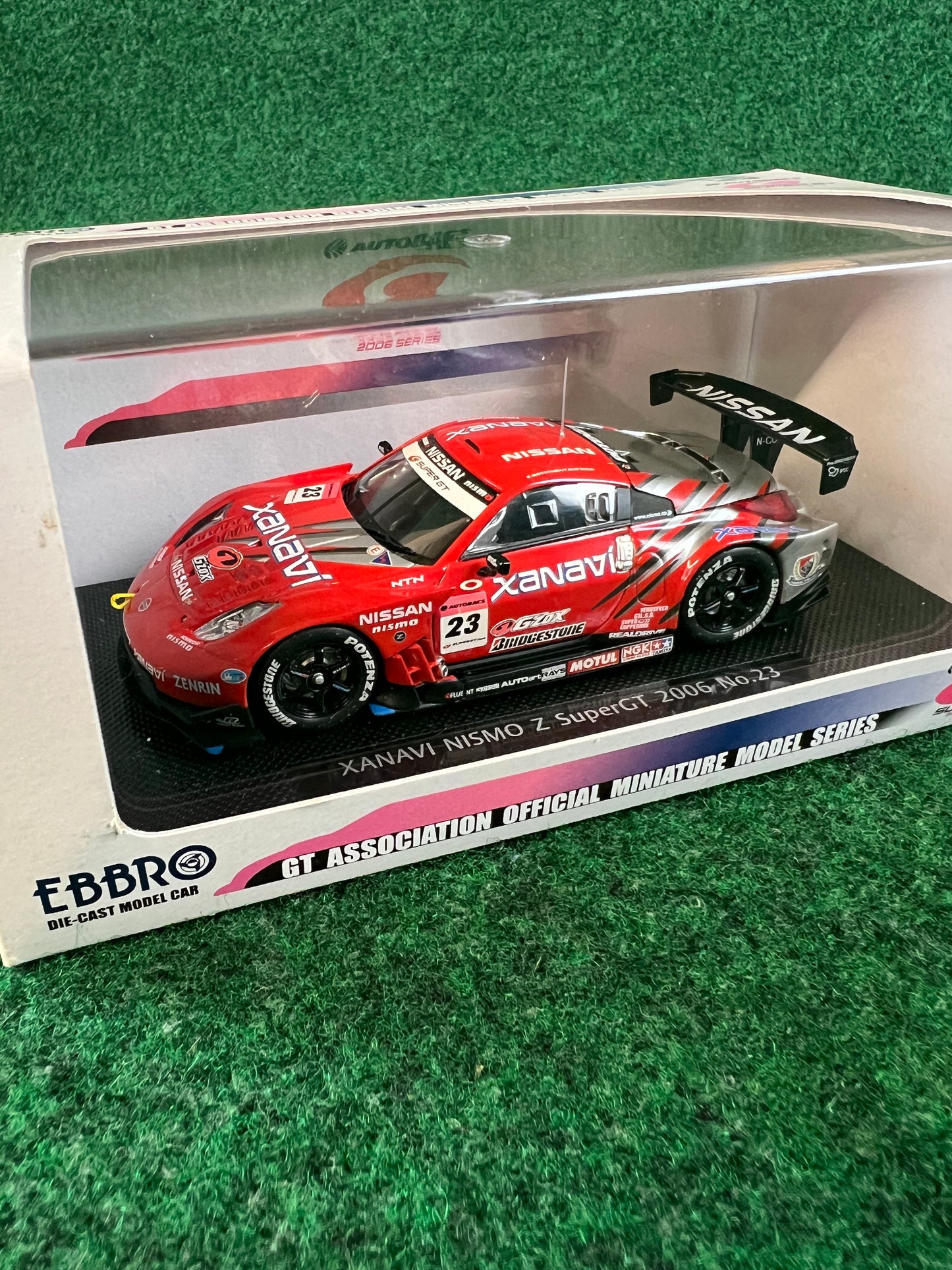 EBBRO Official SuperGT 2006 XANAVI Nismo Nissan Fairlady Z No. 23 Diecast