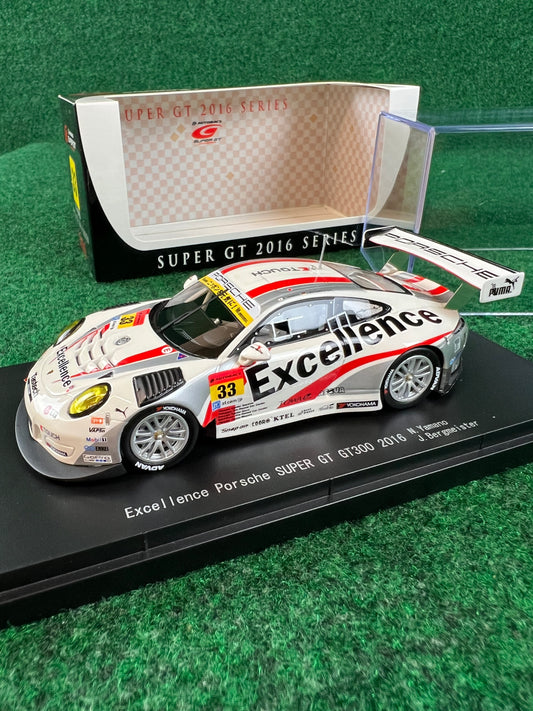 EBBRO - SUPER GT 2016 Excellence Porsche 911 GT300 No. 33 1/43 Scale Diecast