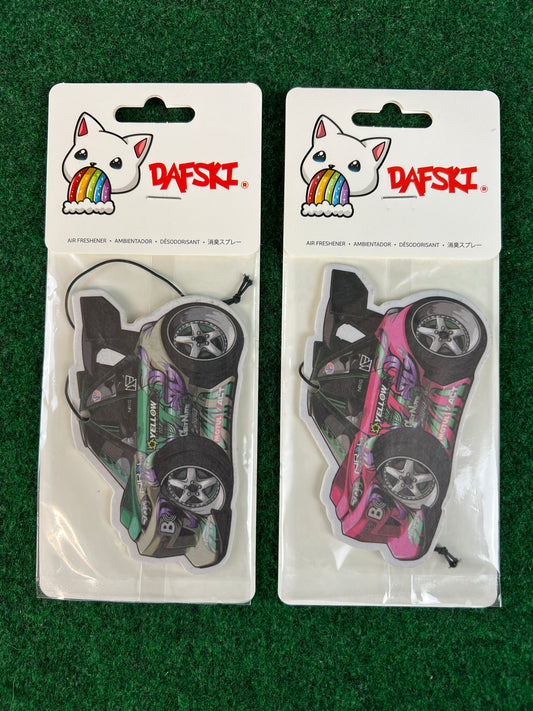 DAFSKI & Forrest Wang Collab - Fuchsia & Green S15 Hanging Air Freshener Set