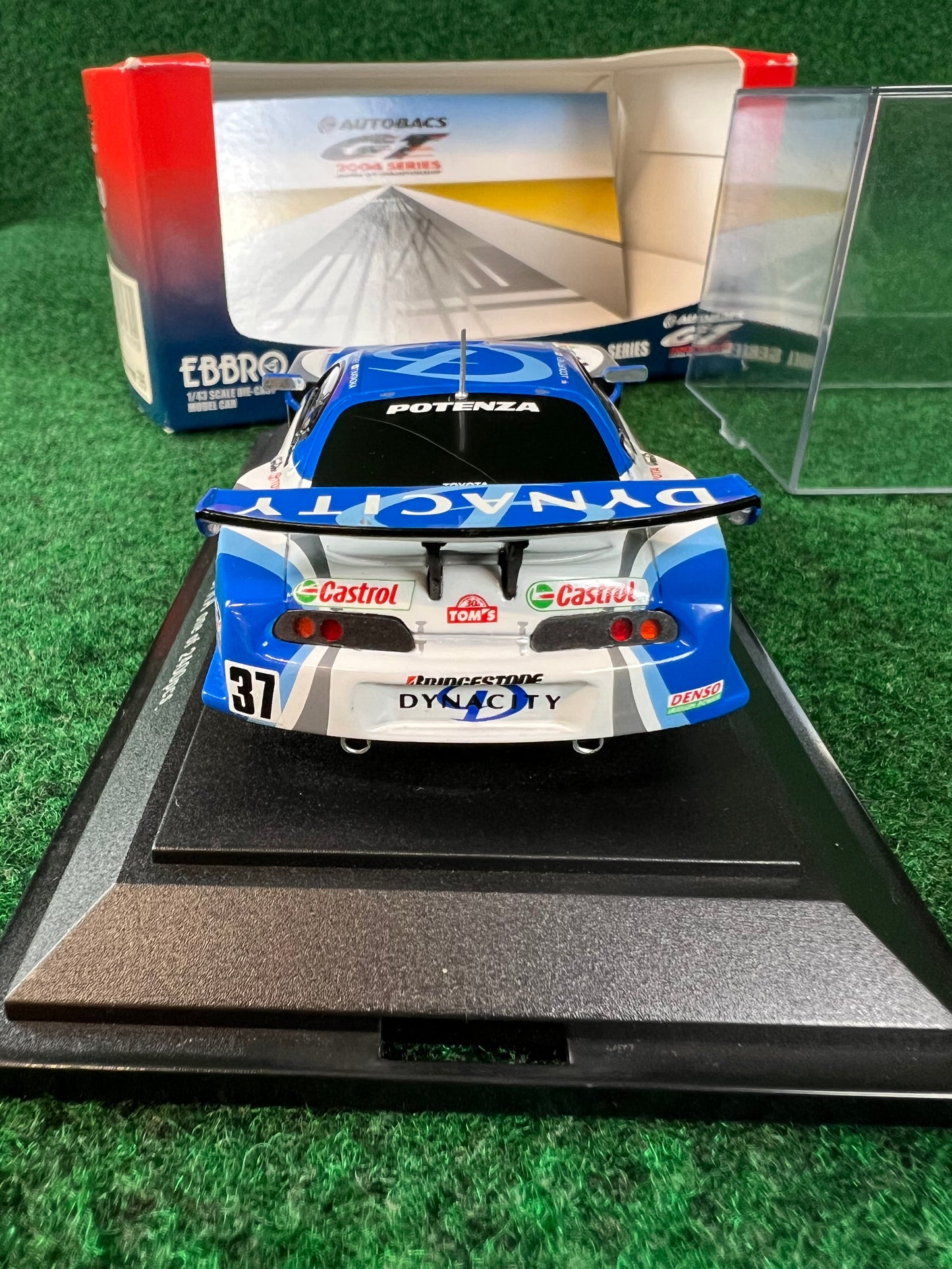 EBBRO - 2004 JGTC Dynacity Tom's Toyota Supra 1/43 Scale Diecast