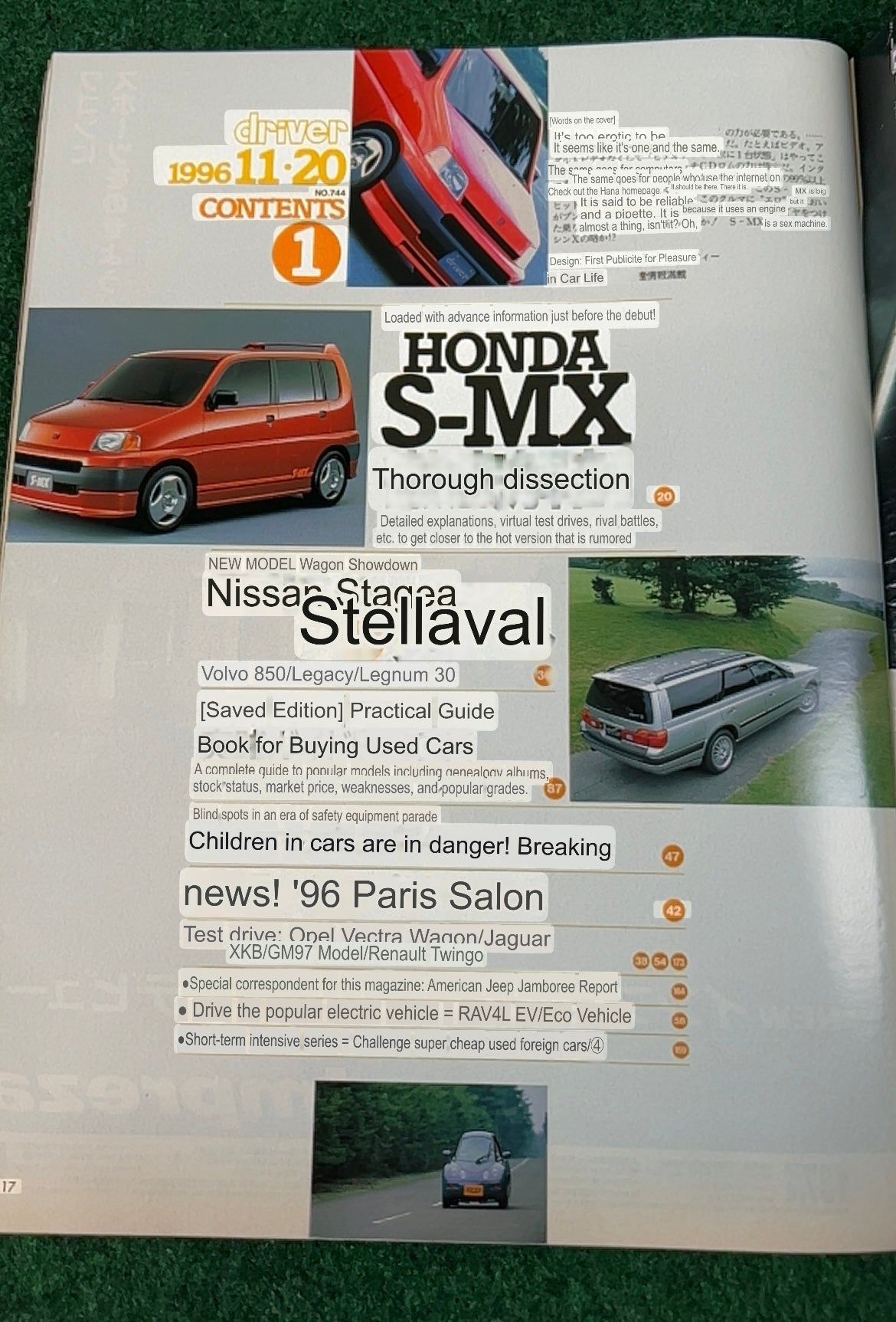 Honda S-MX on Covers Magazine Set