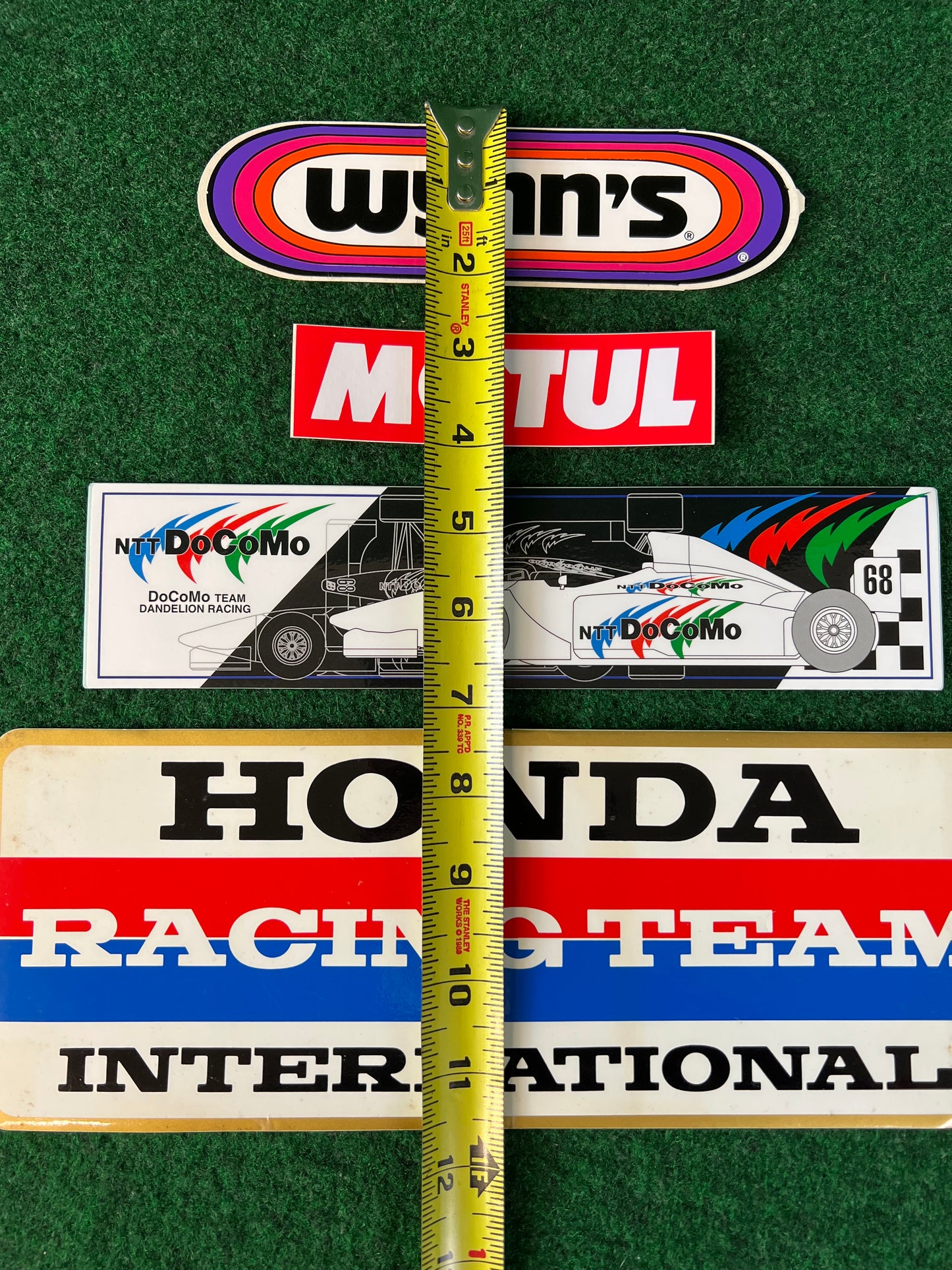 Motul, Wynn's, DoCoMo Formula Nippon and Honda Racing Team Sticker Set