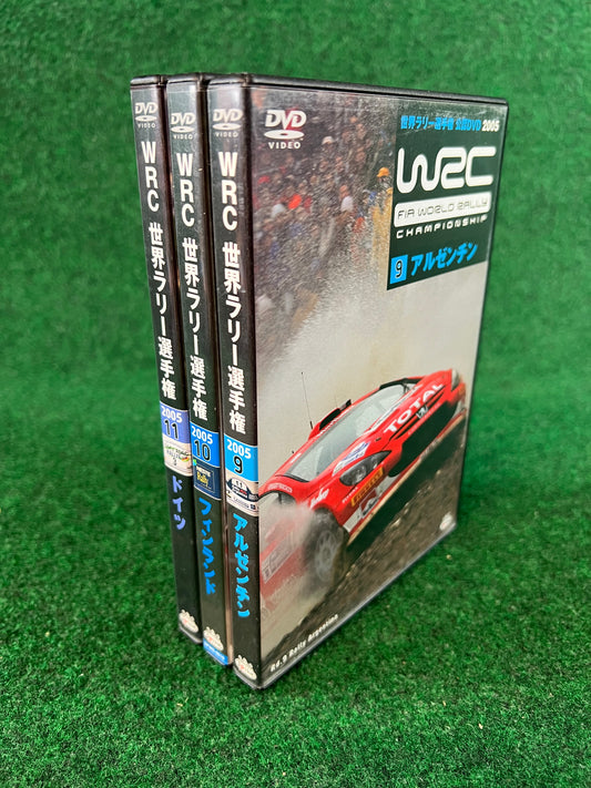 WRC DVD - World Rally Championship 2005 Round 9, 10 & 11 - Set of 3