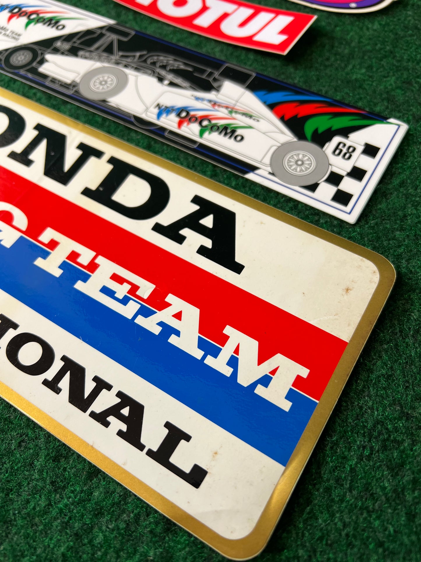 Motul, Wynn's, DoCoMo Formula Nippon and Honda Racing Team Sticker Set