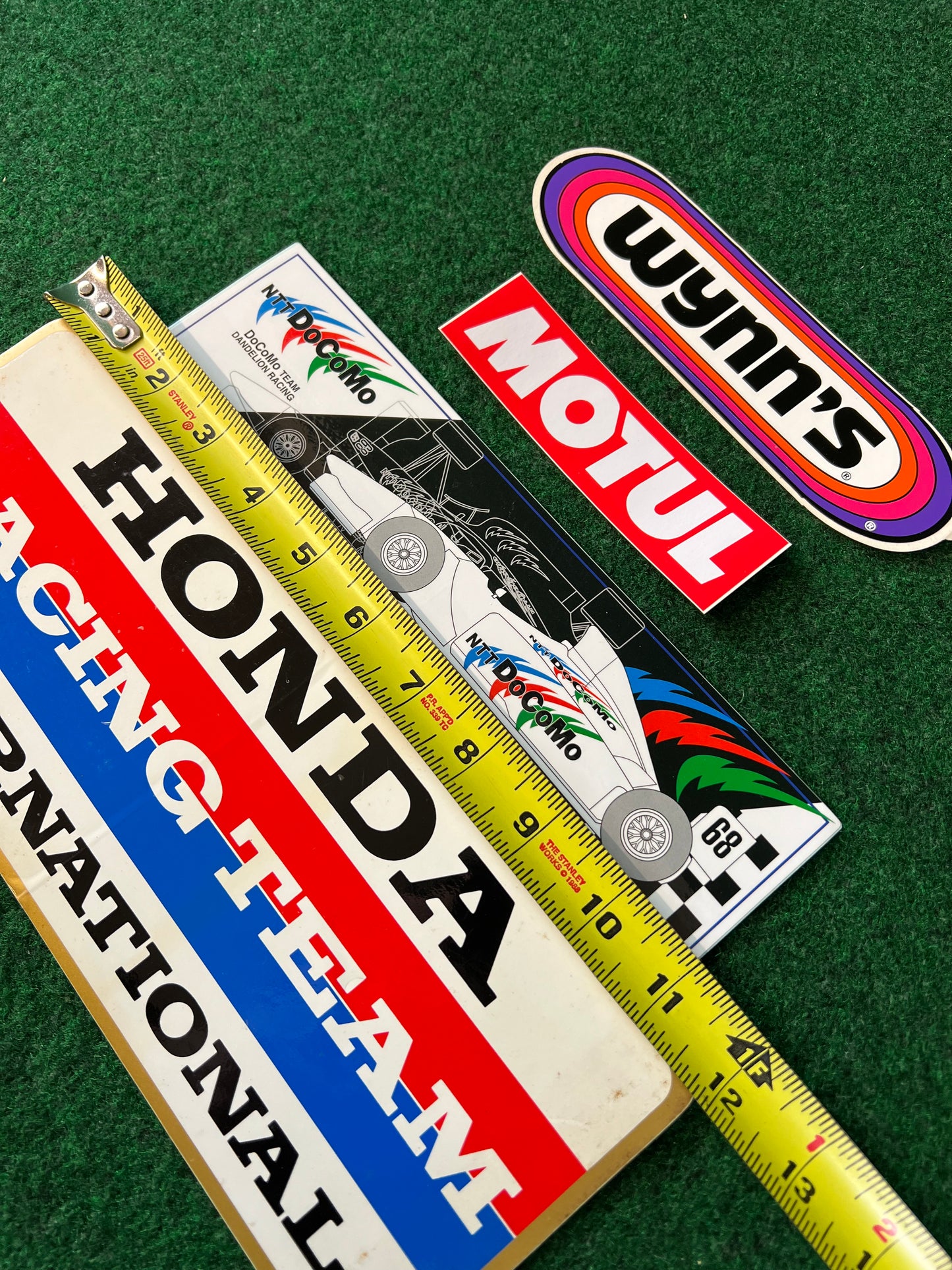 Motul, Wynn's, DoCoMo Formula Nippon and Honda Racing Team Sticker Set