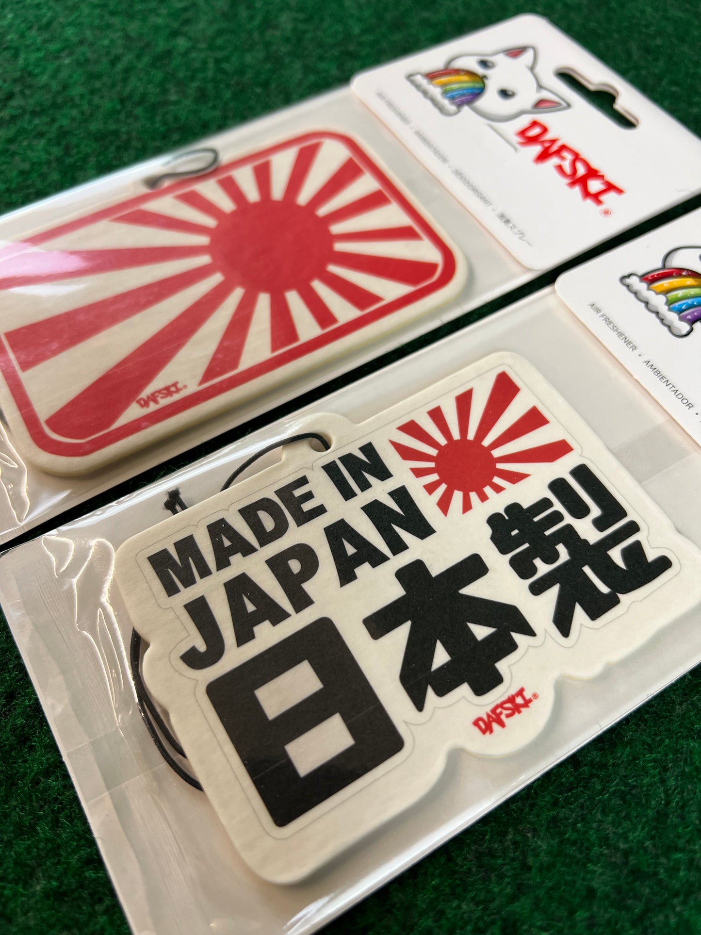 DAFSKI -  Made in Japan & Rising Sun Hanging Air Freshener Set