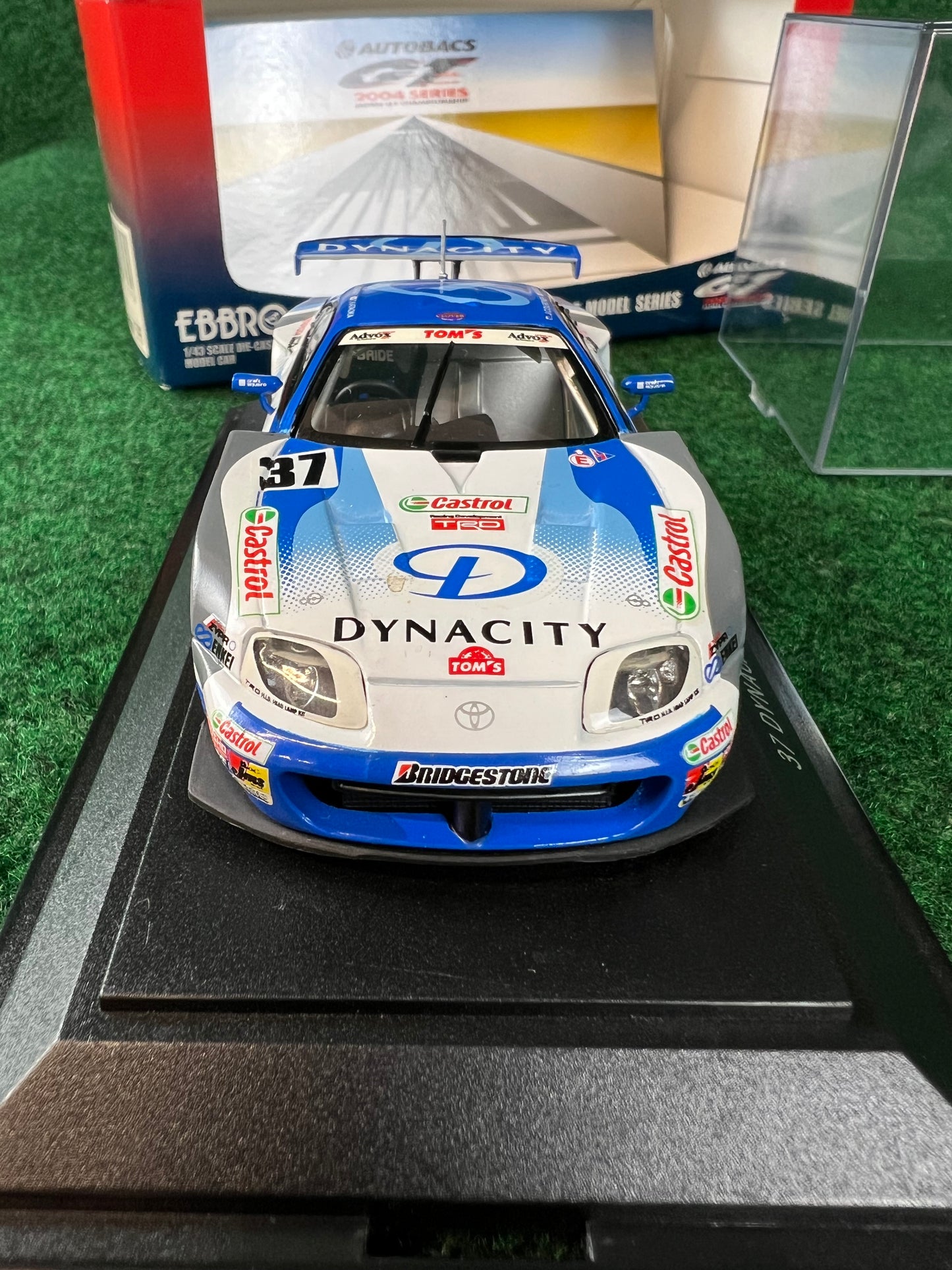 EBBRO - 2004 JGTC Dynacity Tom's Toyota Supra 1/43 Scale Diecast