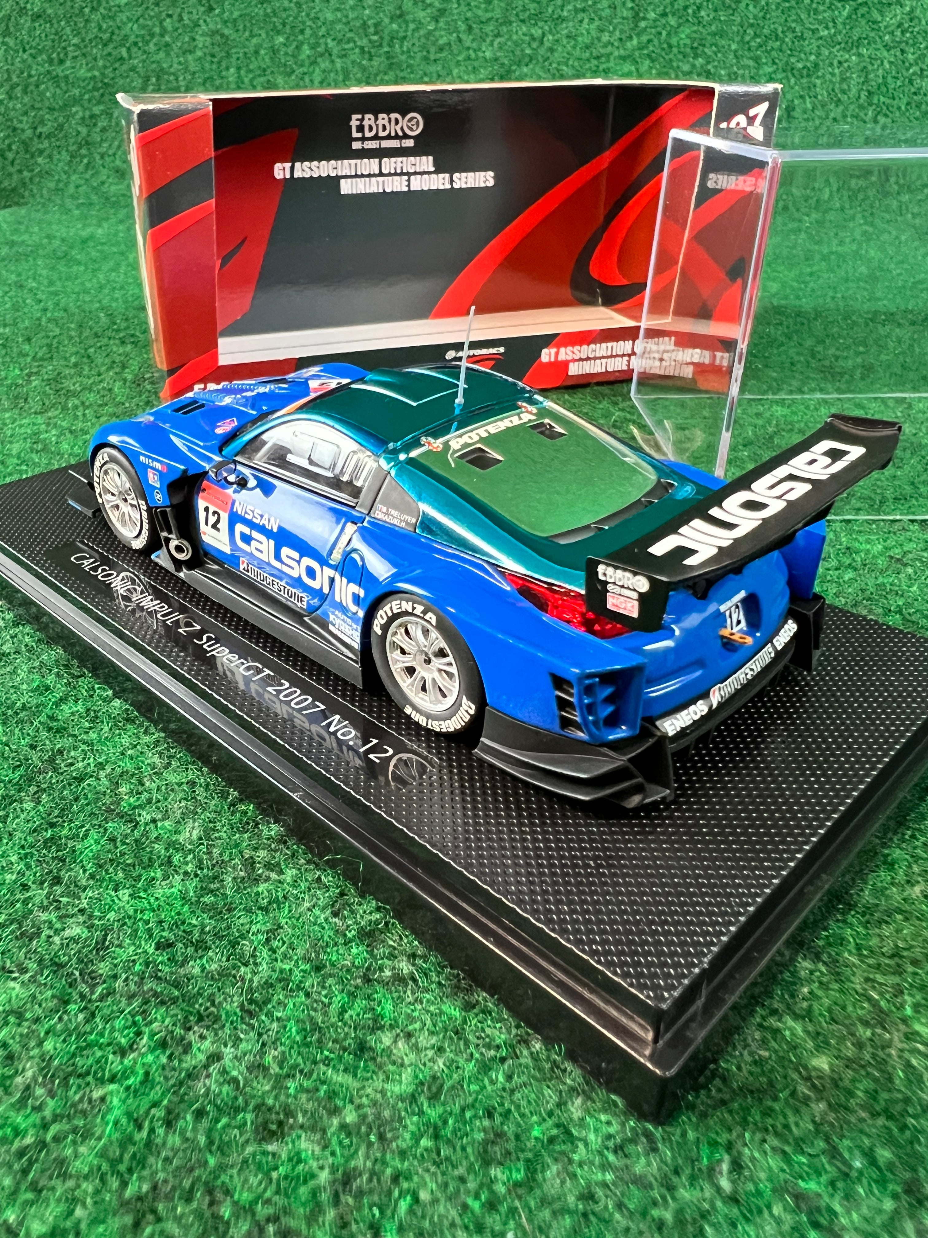 EBBRO 2007 SuperGT Calsonic Impul Nissan Fairlady Z GT500 1/43 Scale Diecast