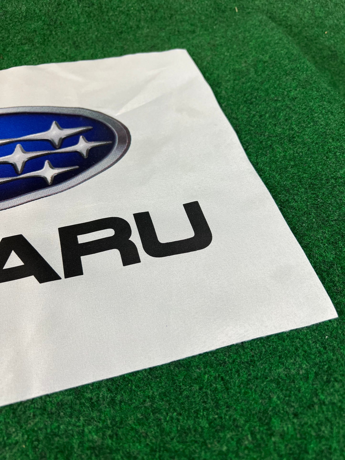 Subaru - Logo and Font Race Day Flag w/o Pole