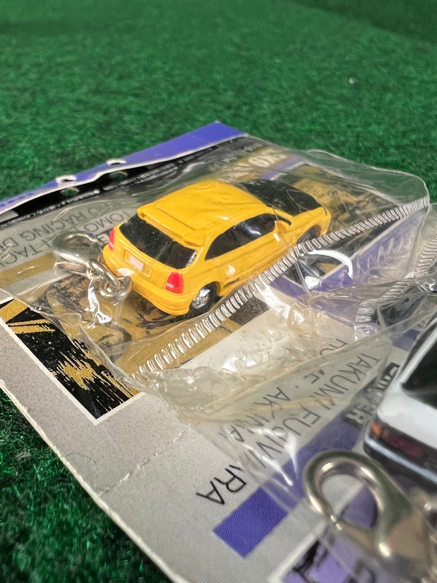 Initial D - Toyota Corolla AE86 & Honda Civic EK9 Mini Car Keychain Set