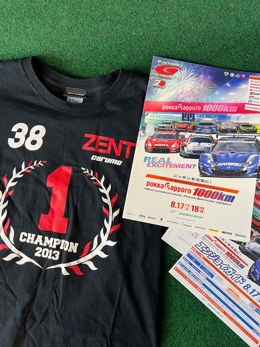 SuperGT 2013 ZENT Cerumo Lexus SC430 Championship T-Shirt