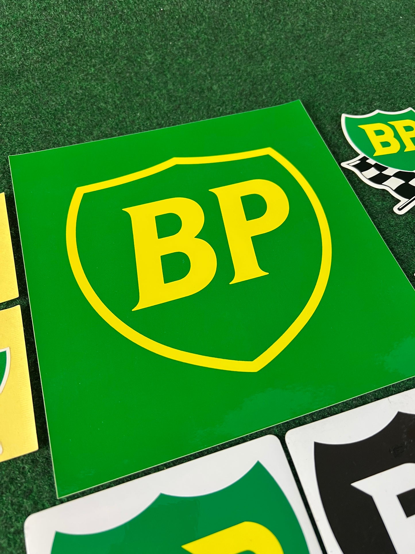 BP OIL Sticker Set