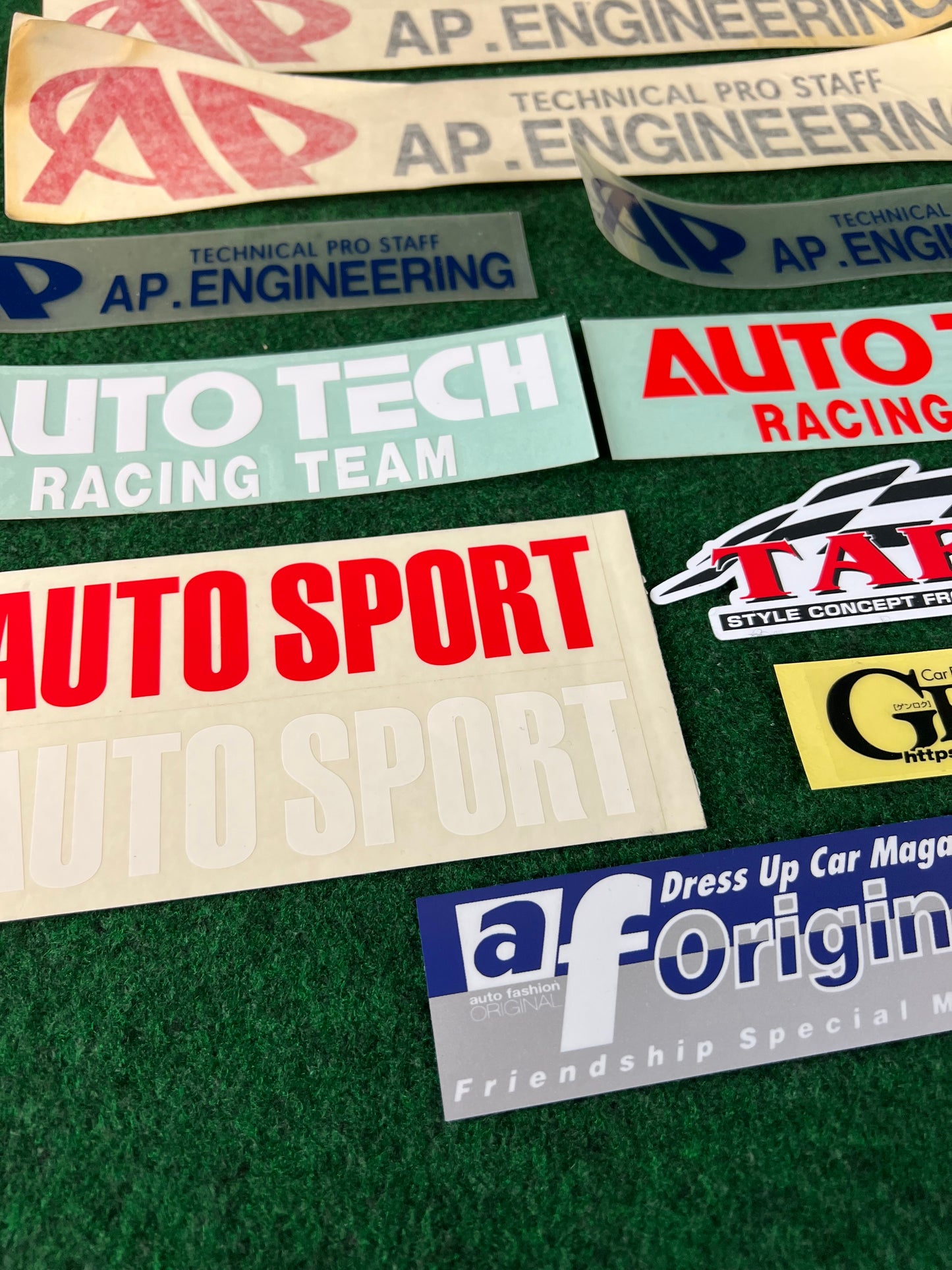 AP Engineering, AUTOTECH, AutoSport, GenroQ, Auto Fashion, Target GT Sticker and Decal Set