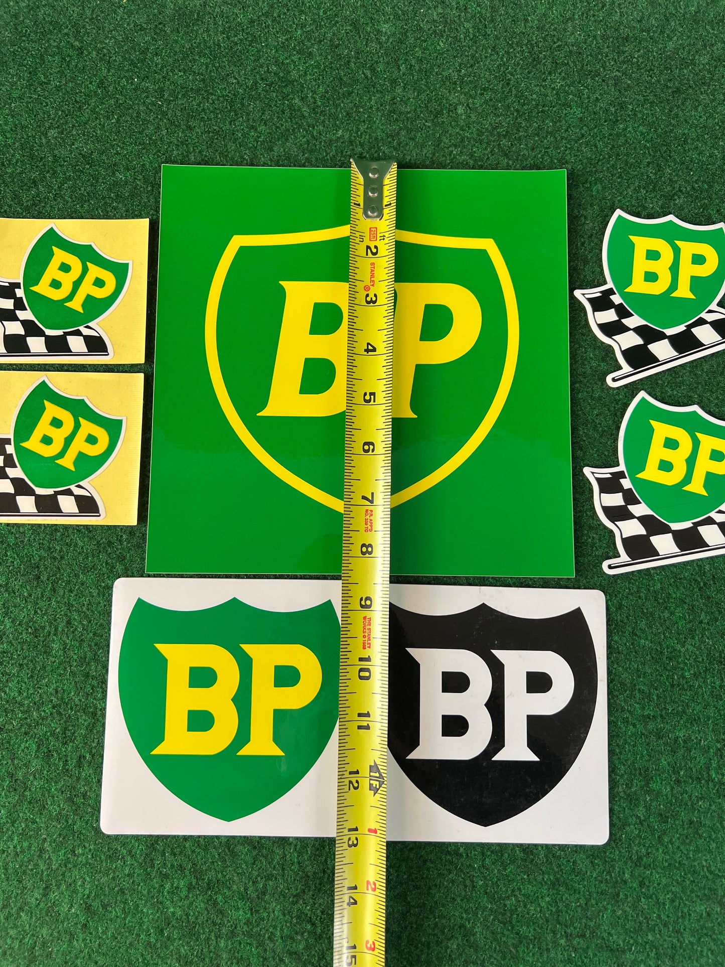 BP OIL Sticker Set