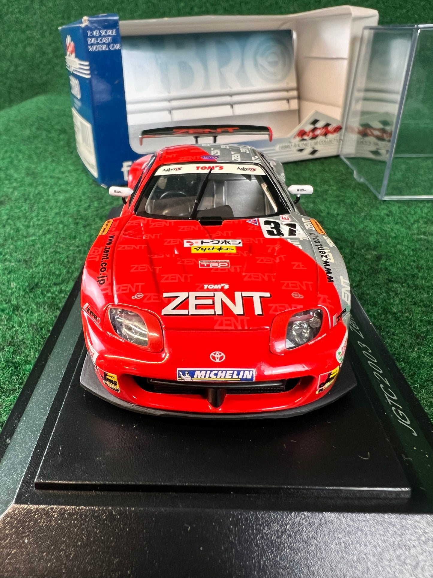 EBBRO - 2003 Zent Tom's Toyota Supra 1/43 Scale Diecast