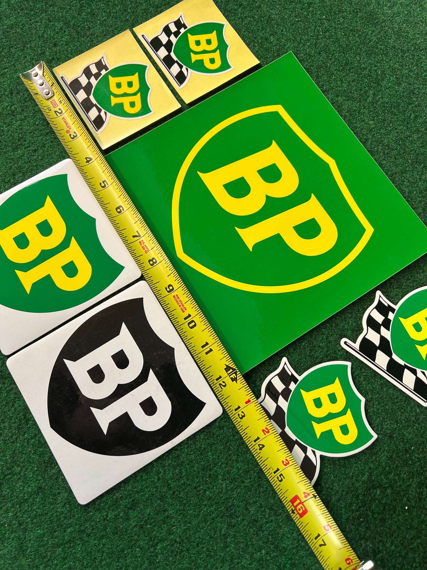 BP OIL Sticker Set