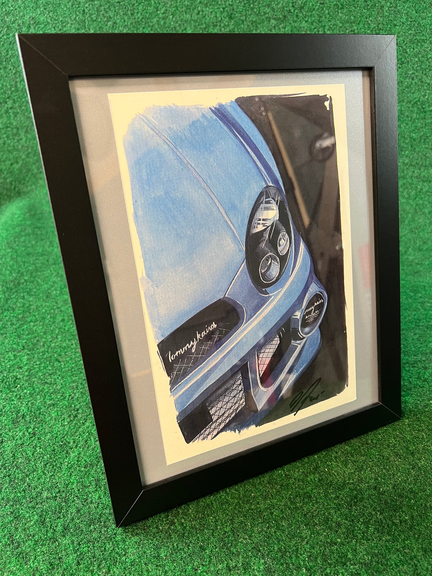 Subaru Impreza WRX Tommy Kaira (Bugeye) WRX Front Bumper Corner View Framed Print