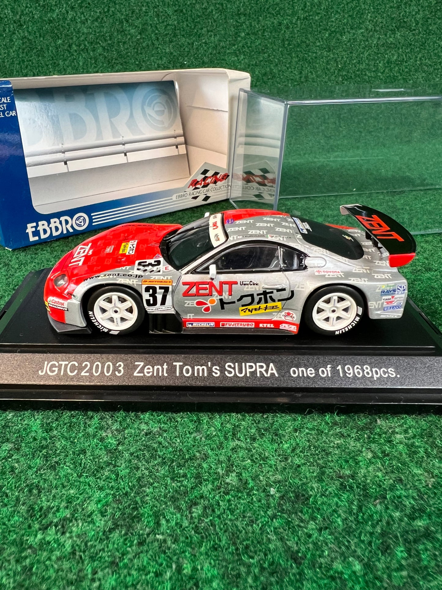 EBBRO - 2003 Zent Tom's Toyota Supra 1/43 Scale Diecast