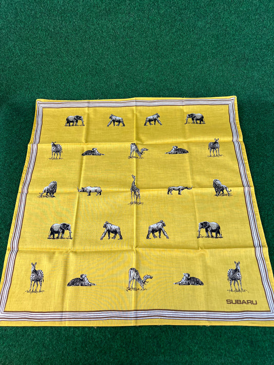 Subaru - Safari Animals Promotional Handkerchief