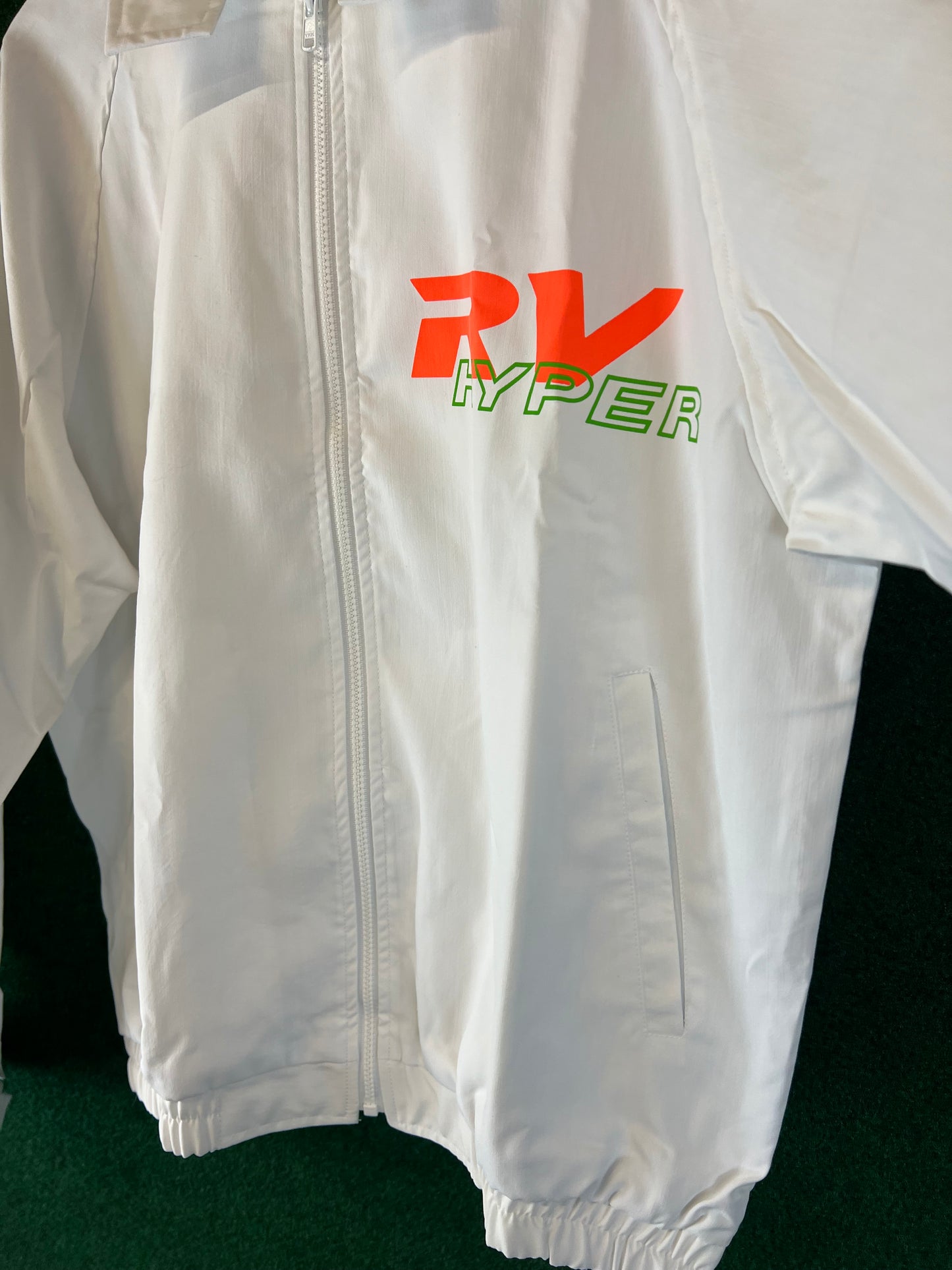 Bridgestone - Hyper RV Tennis Racket Windbreaker Vintage Cloth Zip Up Jacket