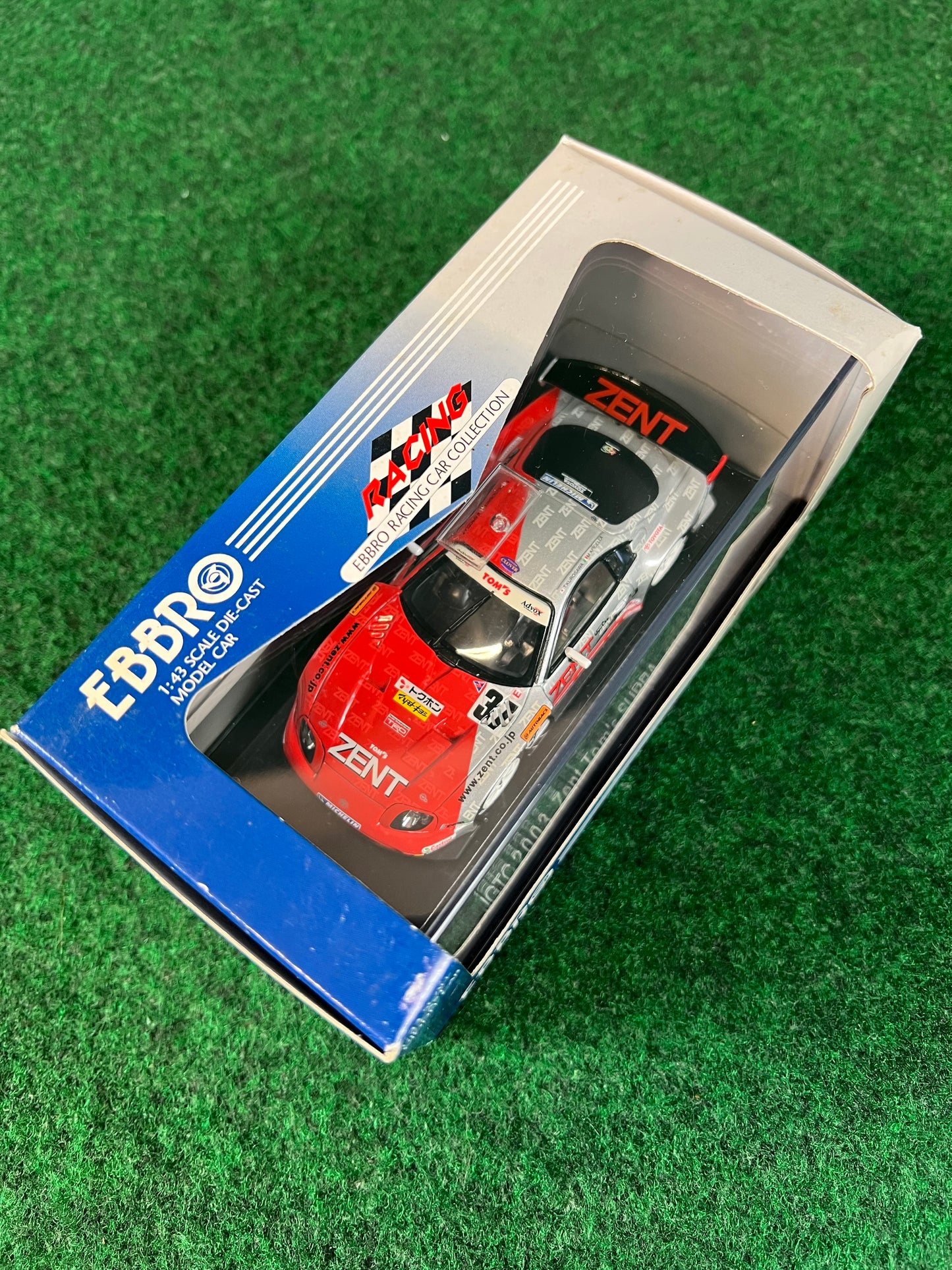 EBBRO - 2003 Zent Tom's Toyota Supra 1/43 Scale Diecast