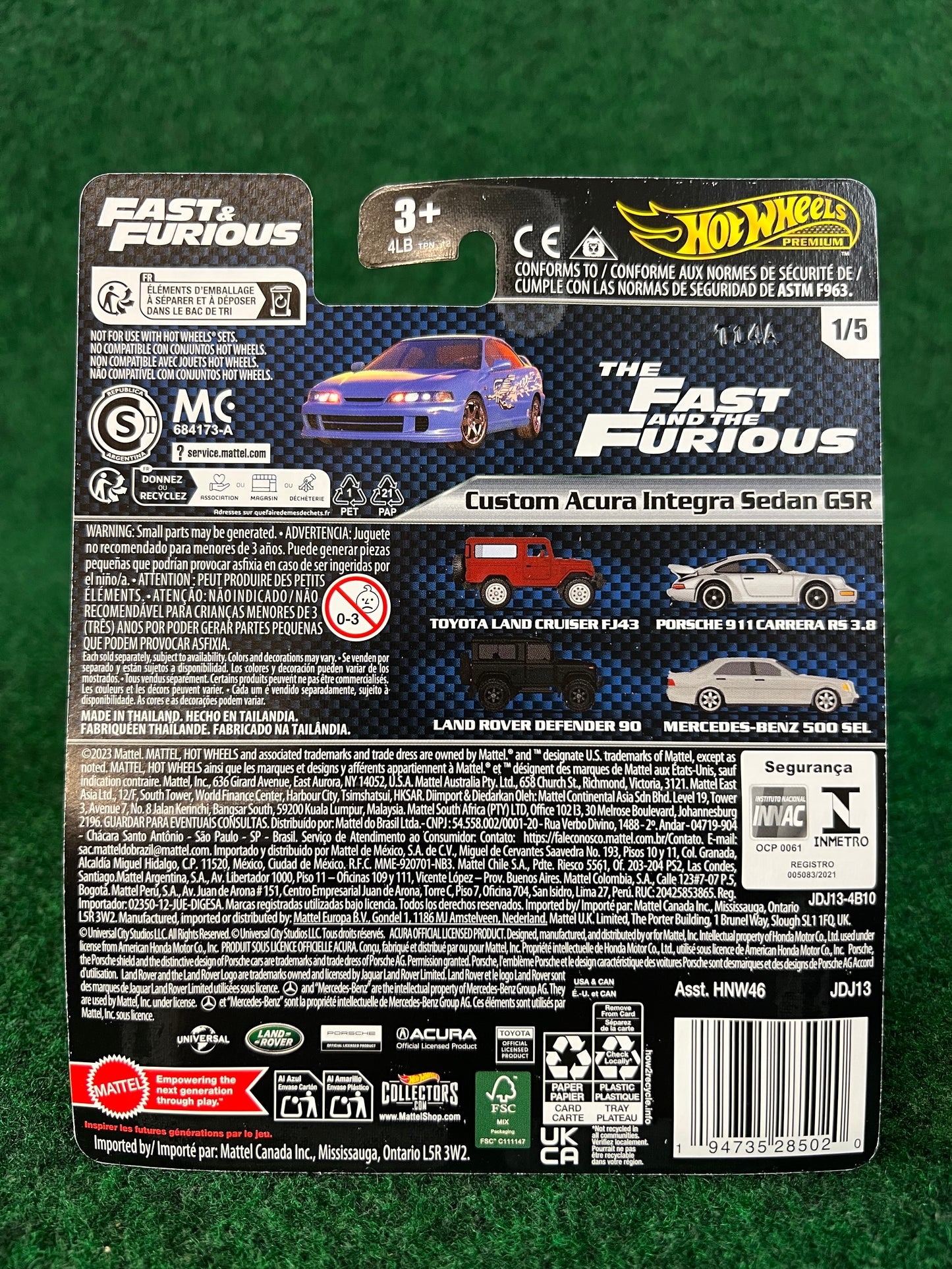 Hot Wheels Premium - Custom Acura Integra Sedan GSR