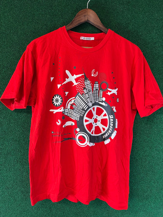 Bridgestone Tires - "Our life is supported by tires." Promotional T-Shirt