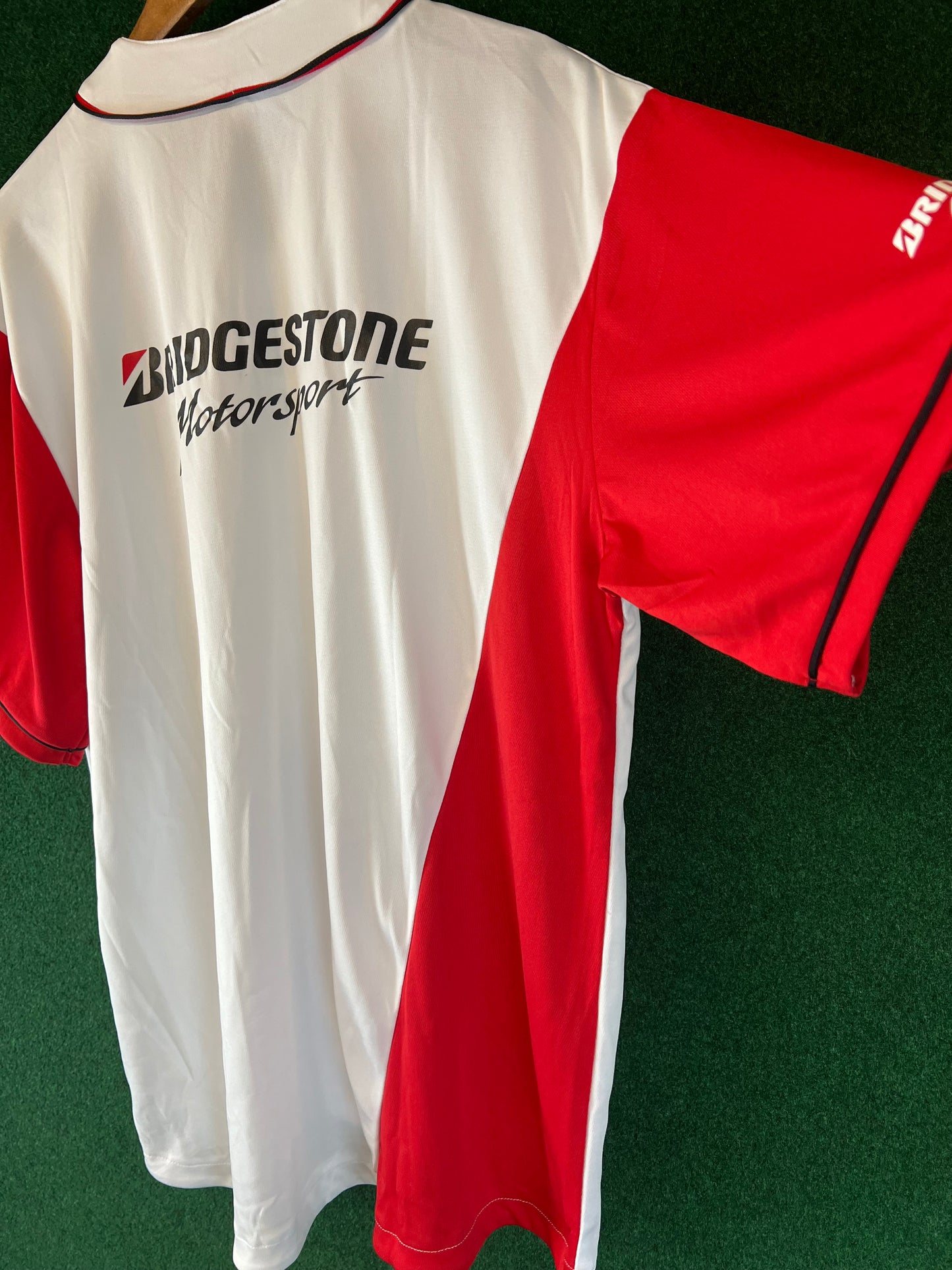 Bridgestone Motorsport - Button Down Baseball Style Jersey T-Shirt