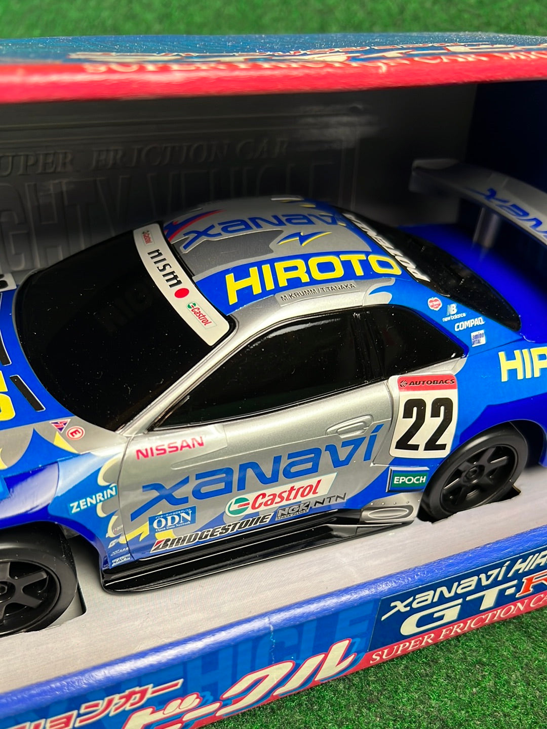 XANAVI JGTC 2001 Nissan Skyline R34 GTR (Super Friction) Toy Car