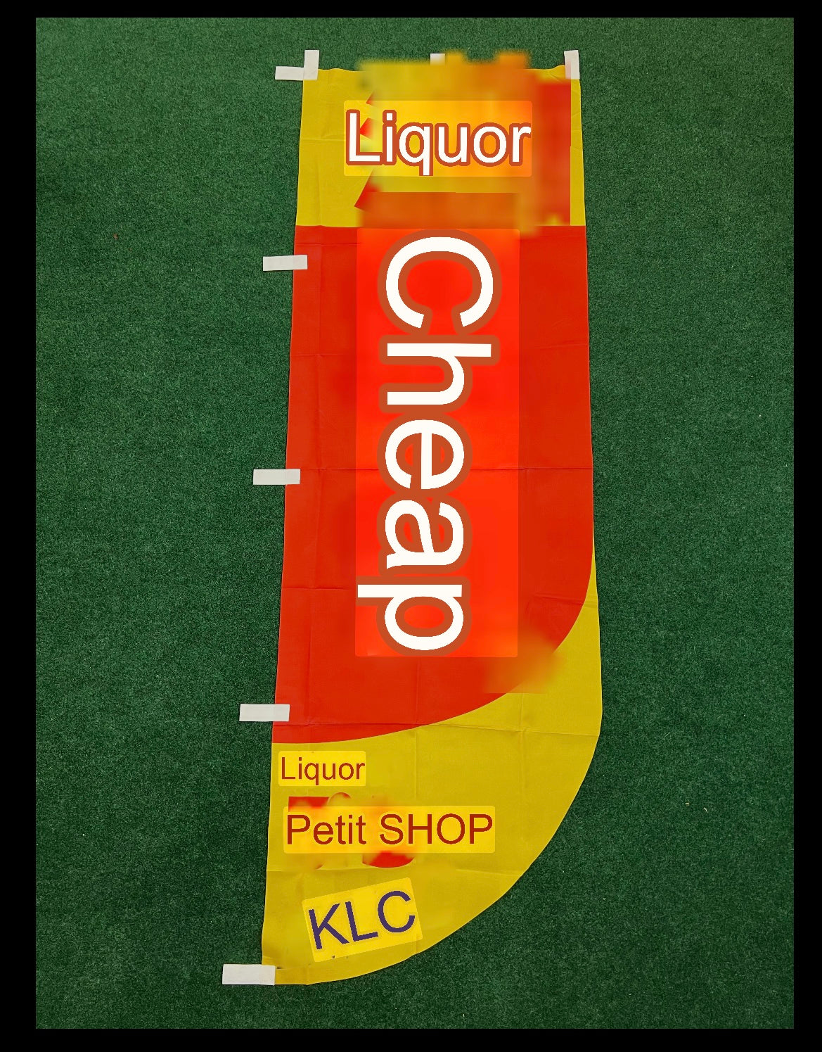 KLC - "Liquor Cheap" Retail Store Advertising Nobori